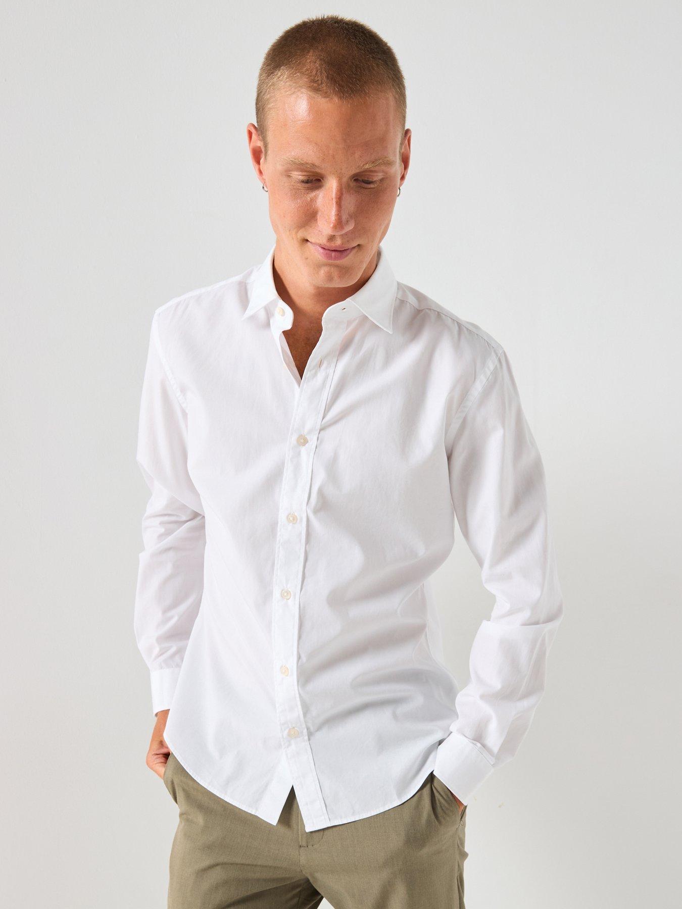 Mango Play Cotton Poplin Shirt - White