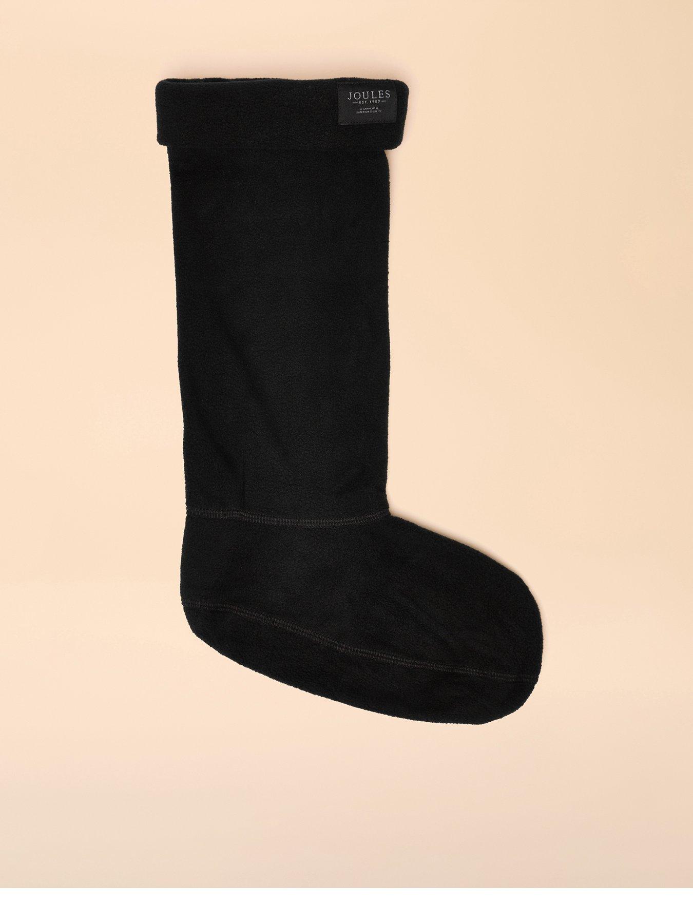 Joules Fleece Welly Sock - Black