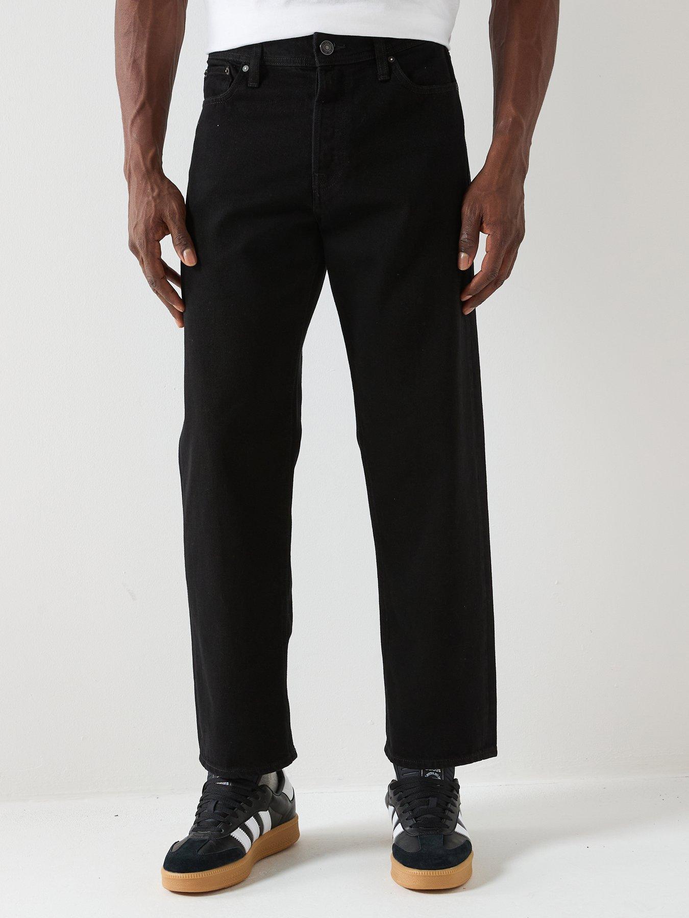 jack-jones-eddie-loose-fit-jeans-blackfront
