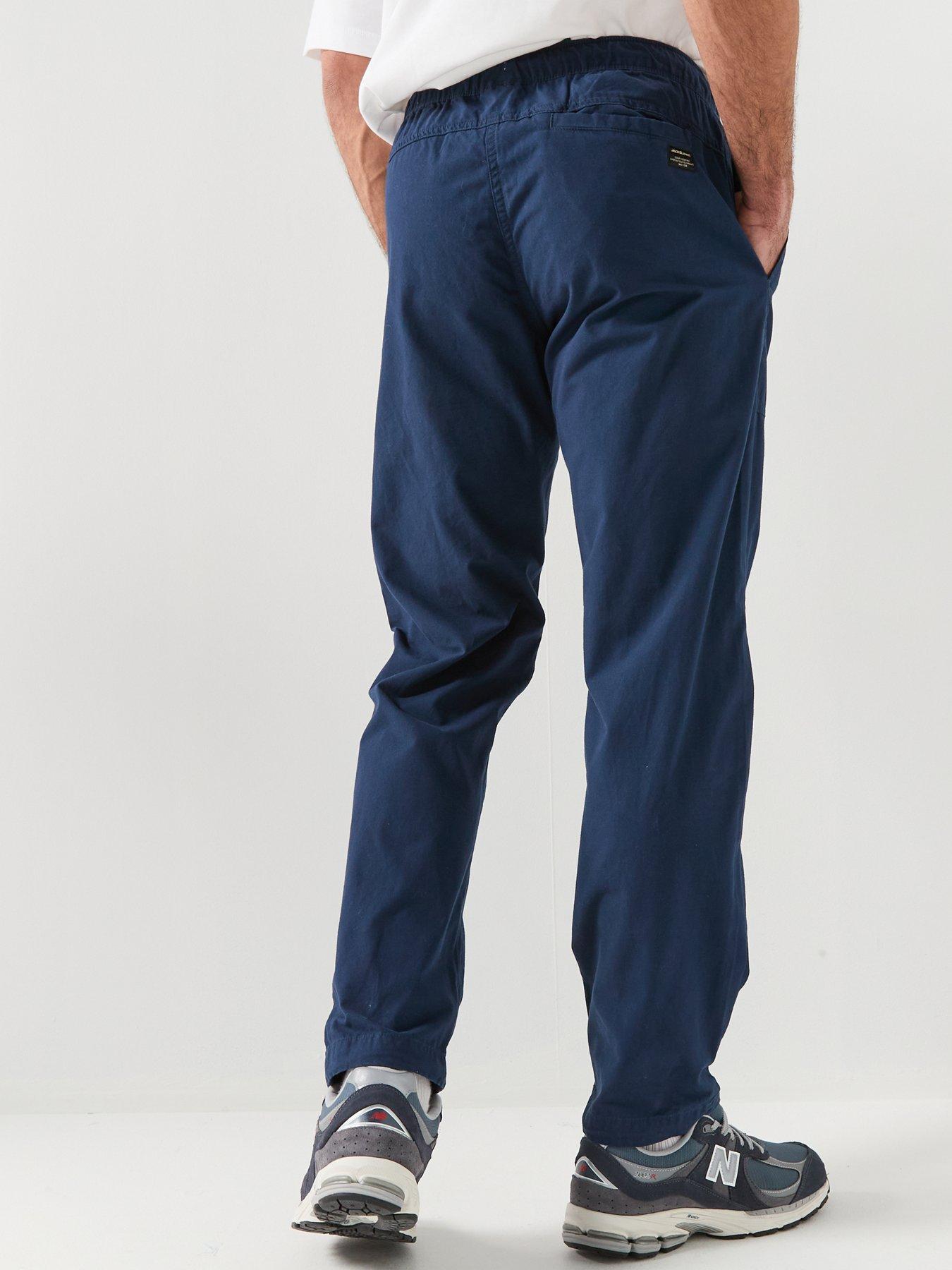 Image 2 of 6 of Jack & Jones Kane Coral Joggers - Navy