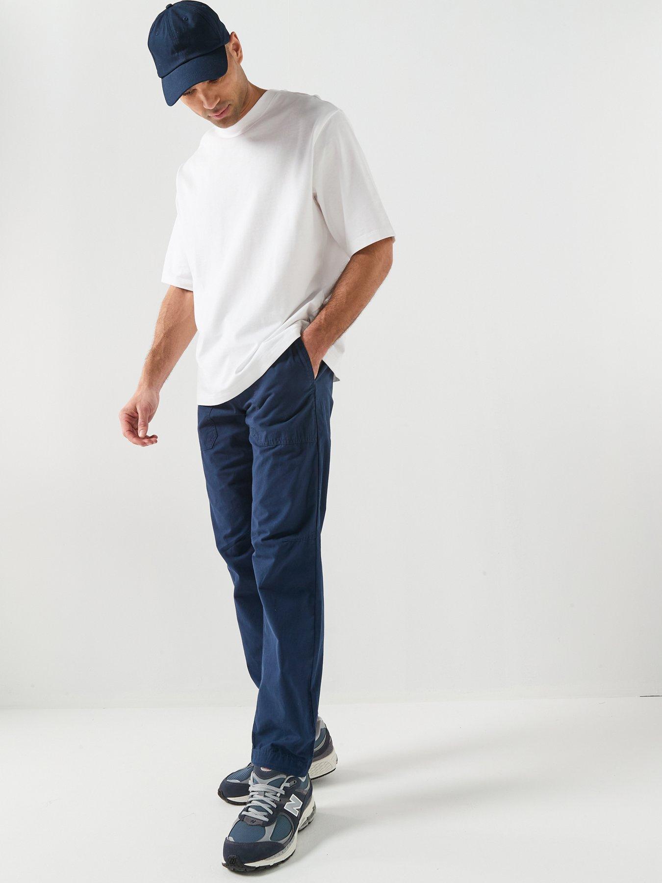 Image 3 of 6 of Jack & Jones Kane Coral Joggers - Navy