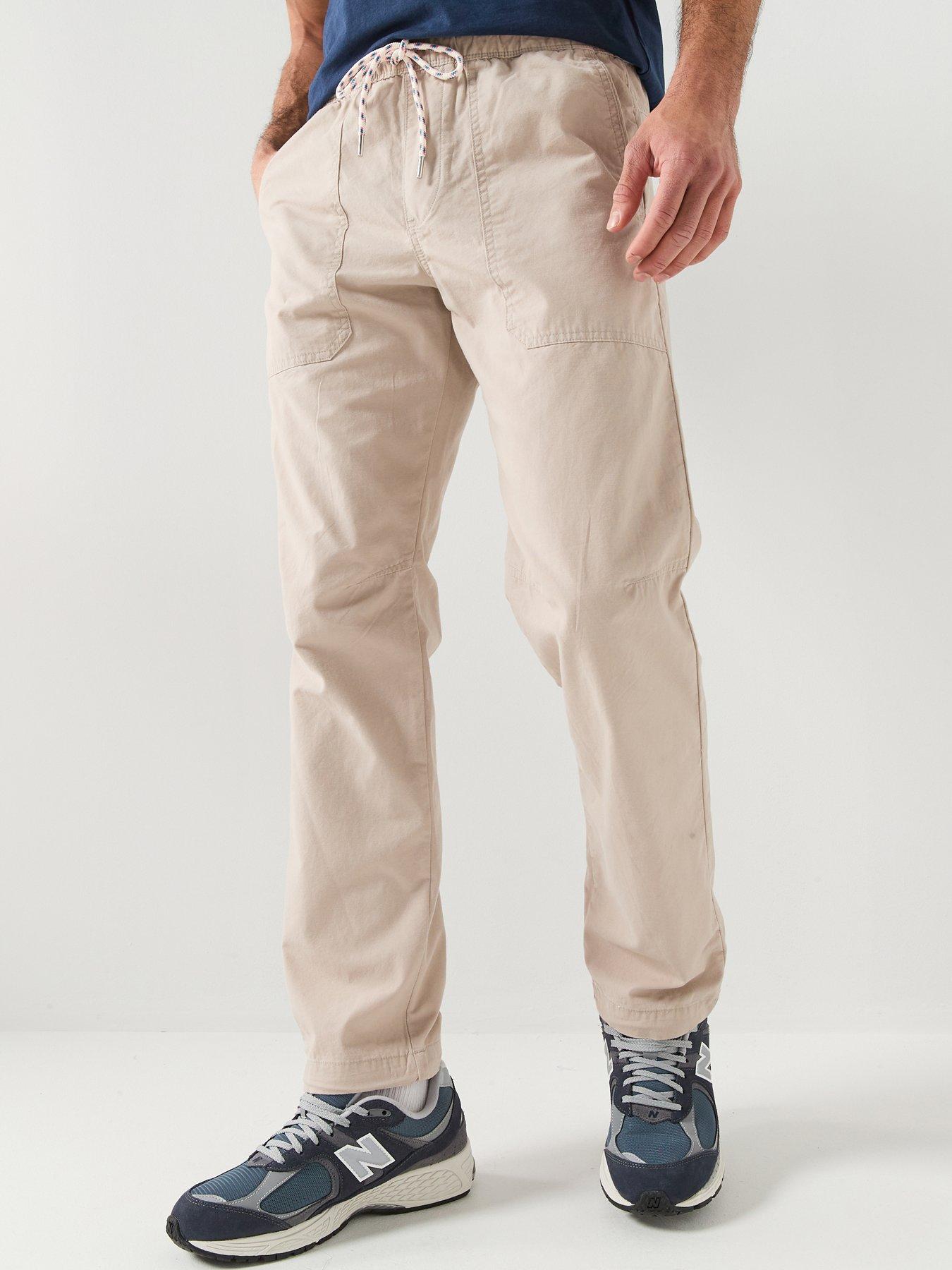 Image 1 of 6 of Jack & Jones Kane Coral Joggers - Cream