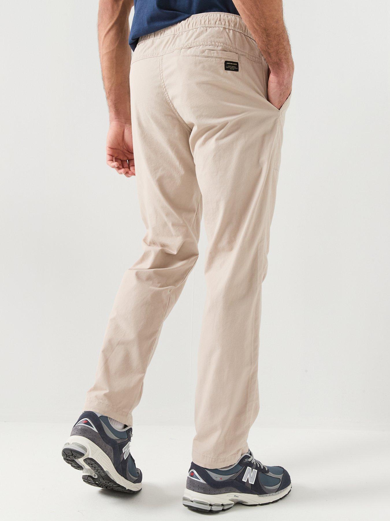 Image 2 of 6 of Jack & Jones Kane Coral Joggers - Cream