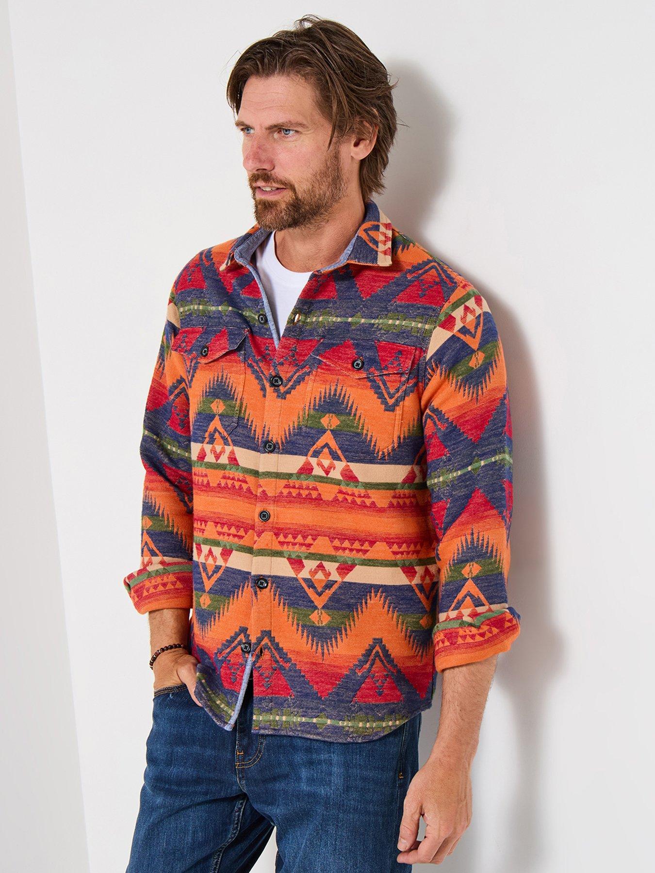 joe-browns-joe-browns-aztec-long-sleeve-casual-shirt-multi