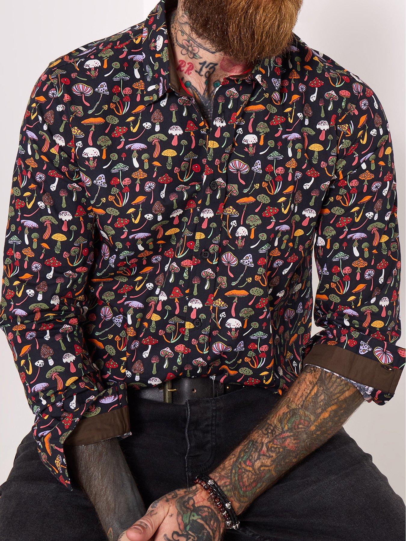 Image 4 of 6 of Joe Browns Joe Browns Mushroom Print Long Sleeve Shirt