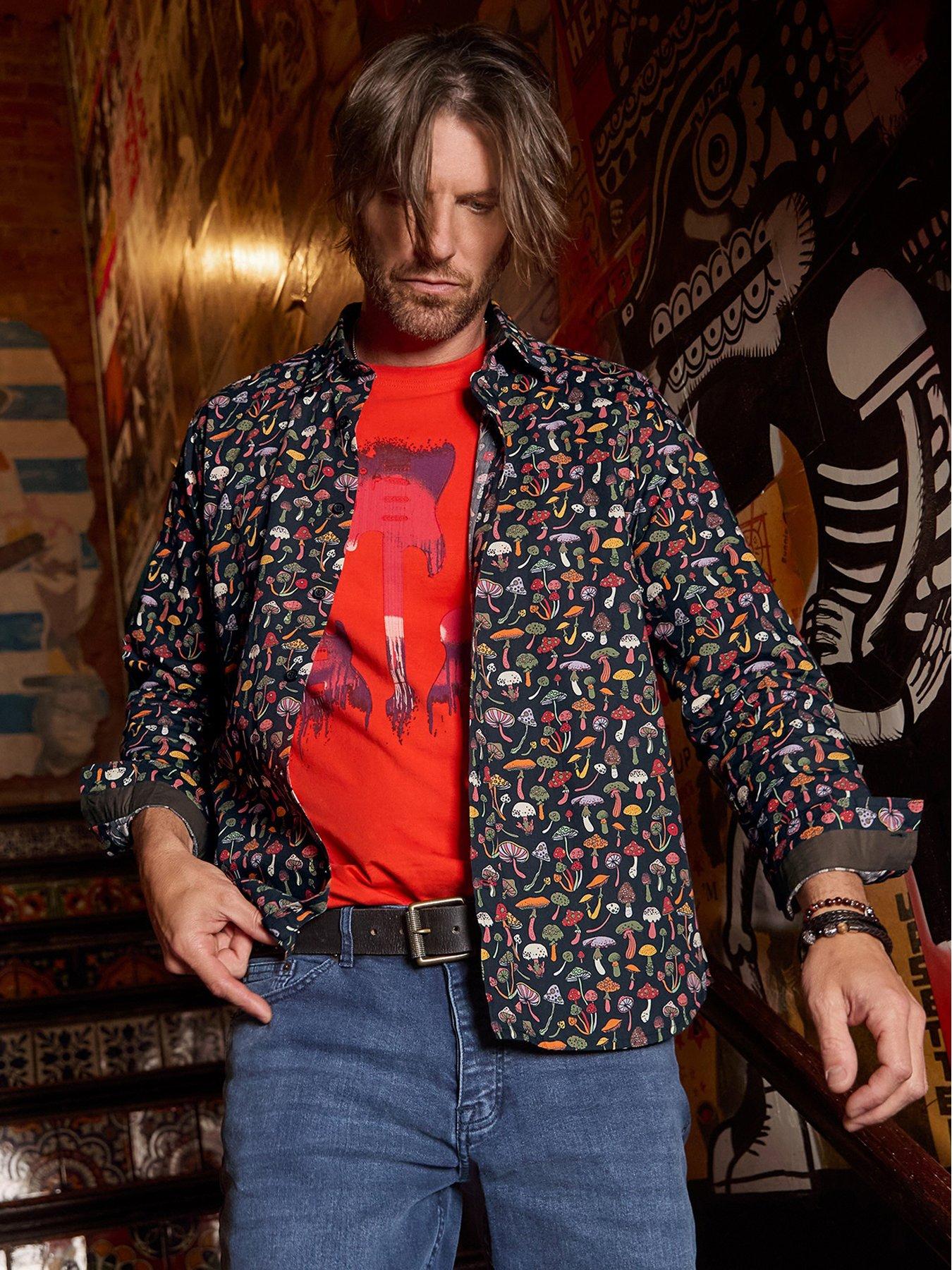 Image 5 of 6 of Joe Browns Joe Browns Mushroom Print Long Sleeve Shirt