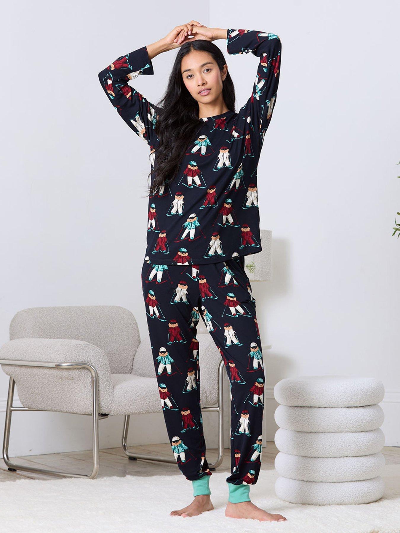 chelsea-peers-classic-long-sleeve-crew-neck-set-polyester-dark-bluefront