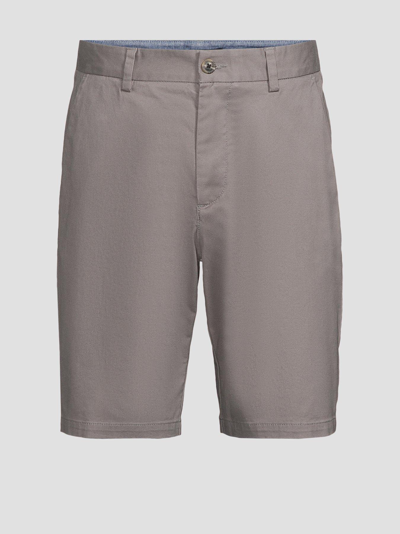 Image 7 of 7 of The Very Collection Cotton Rich Slim Fit Chino Shorts With Stretch - Charcoal