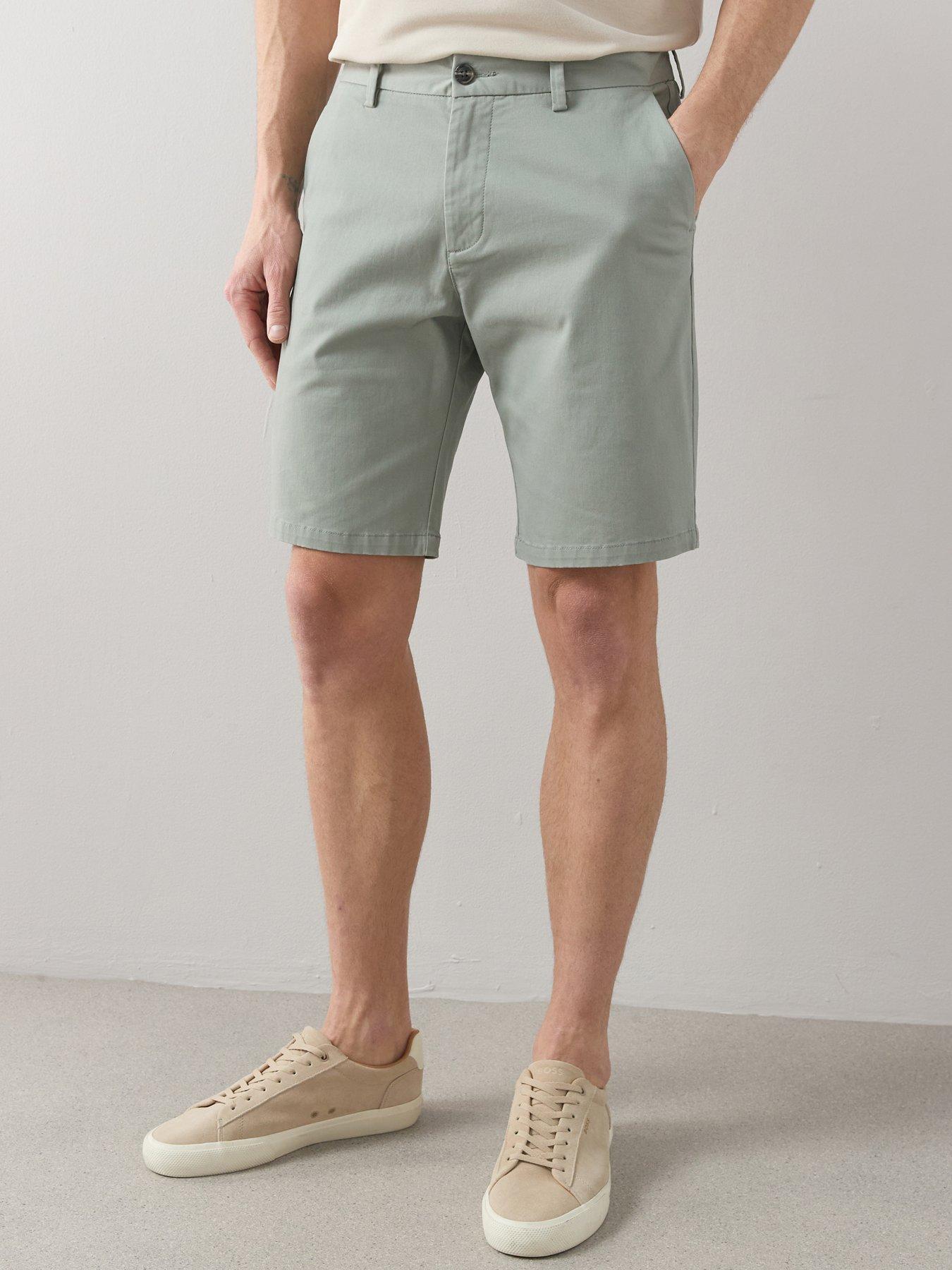 The Very Collection Slim Fit Chino Short With Stretch - Green