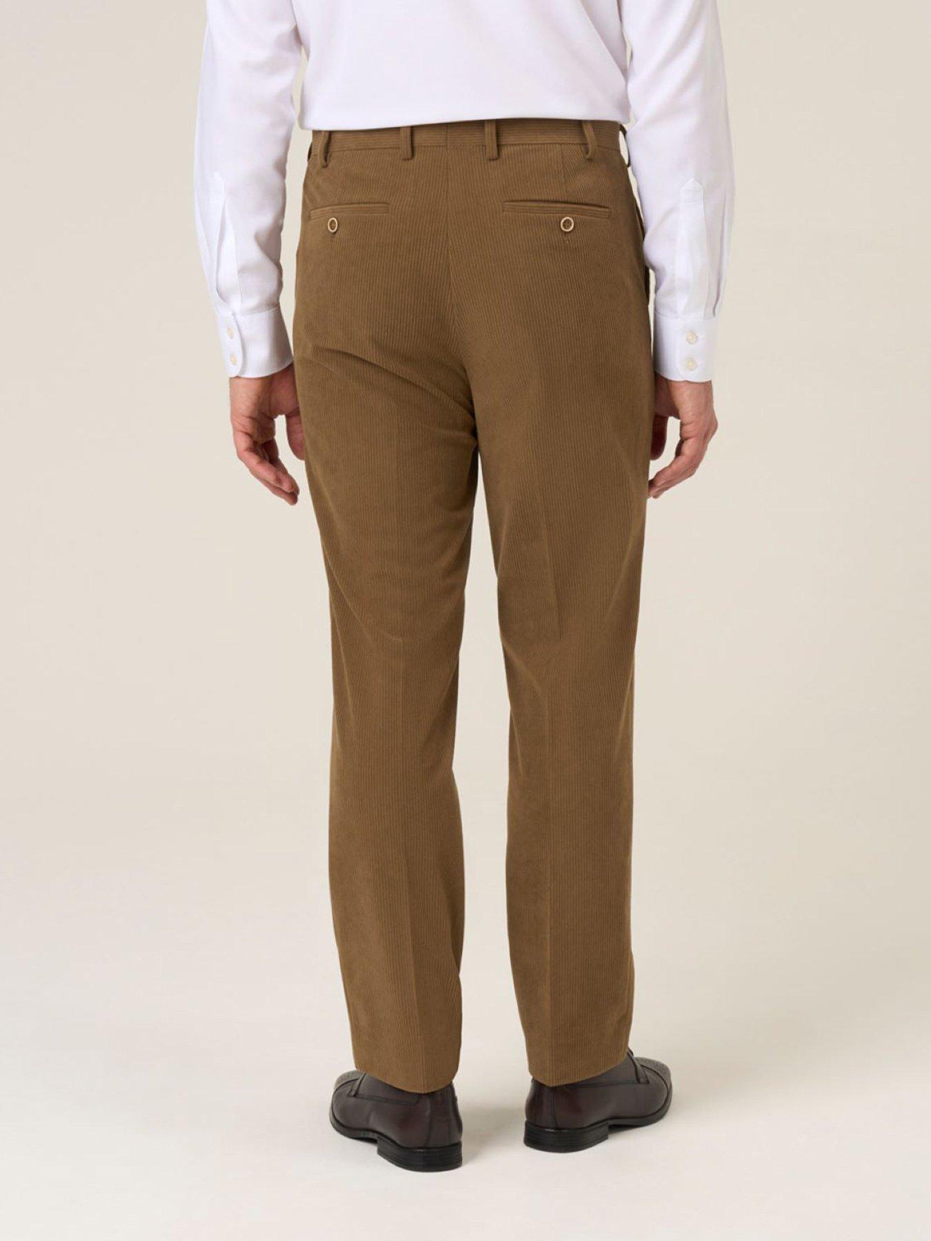 skopes-tailored-fit-dorsey-corduroy-suit-trousers-brownstillFront