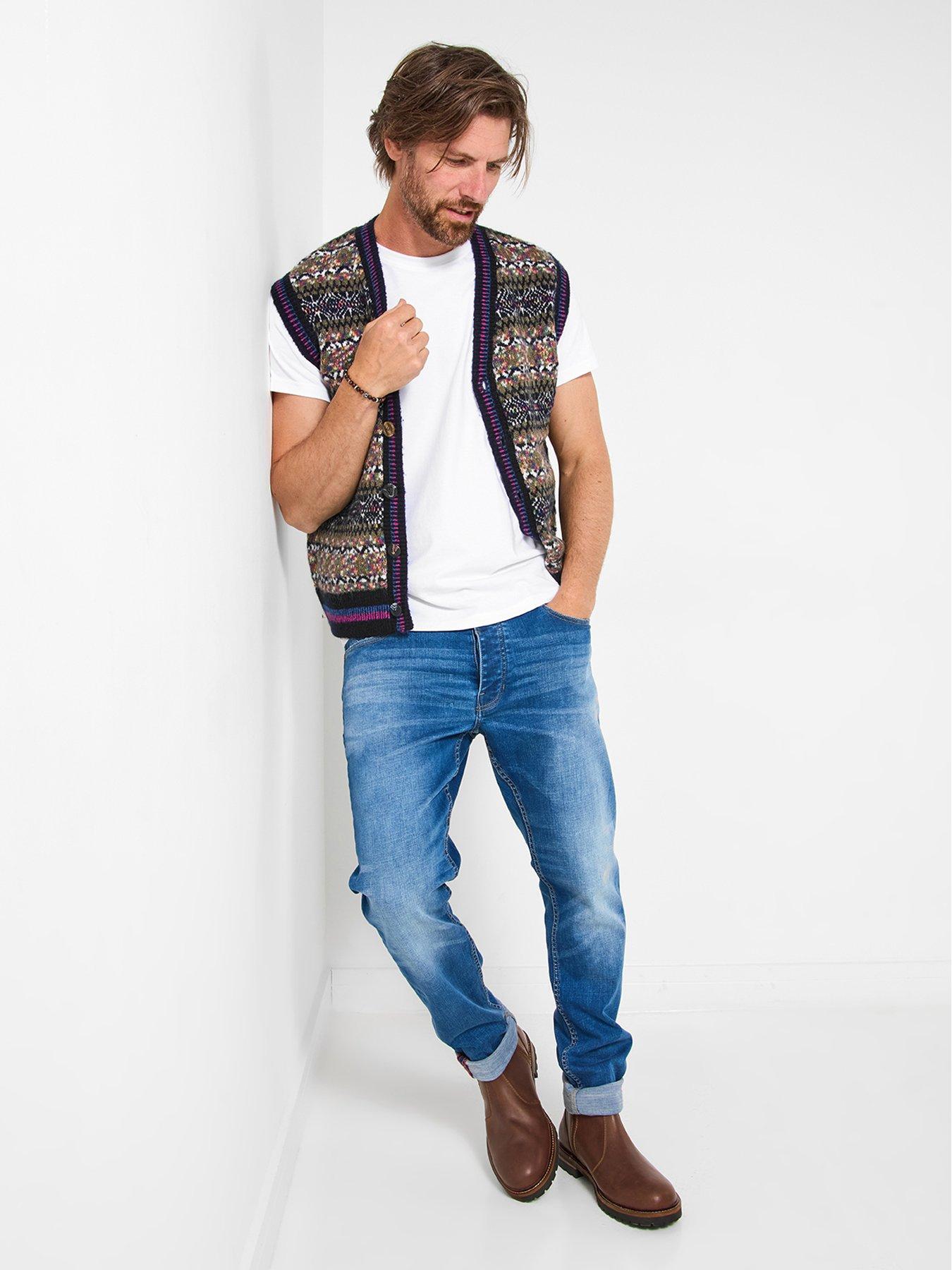 Image 3 of 6 of Joe Browns Joe Browns Bold Pattern Knitted Vest - Multi