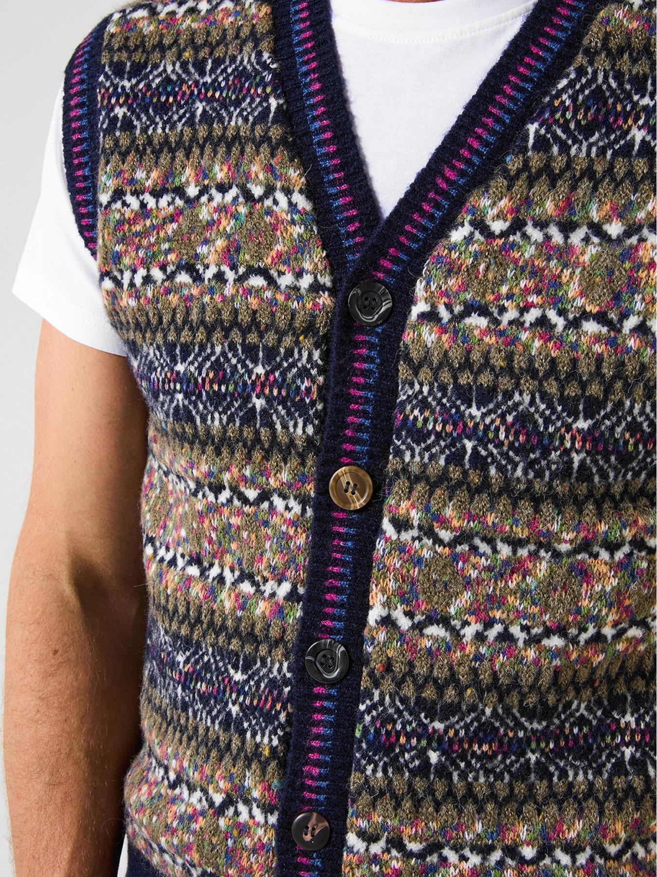 Image 5 of 6 of Joe Browns Joe Browns Bold Pattern Knitted Vest - Multi