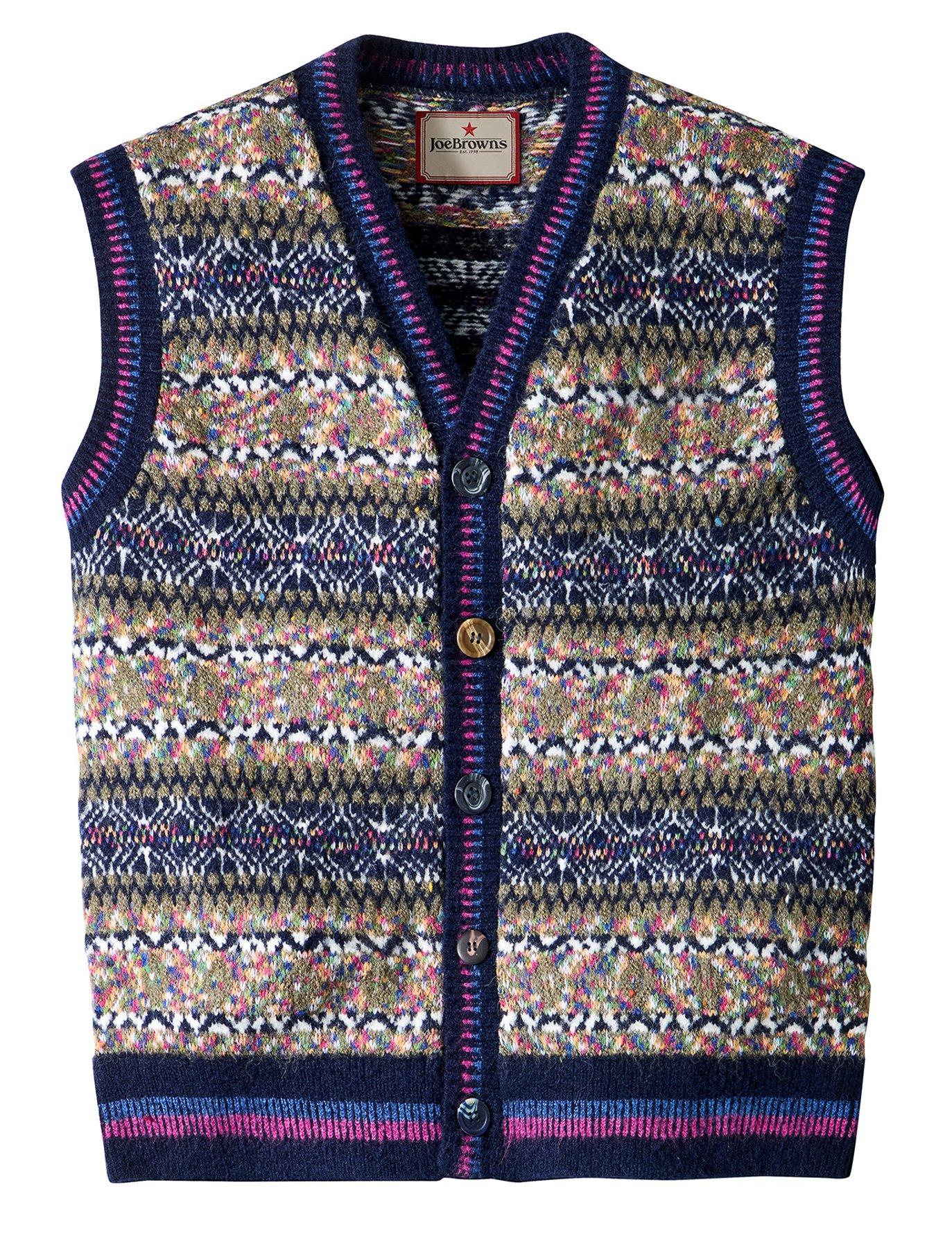 Image 6 of 6 of Joe Browns Joe Browns Bold Pattern Knitted Vest - Multi