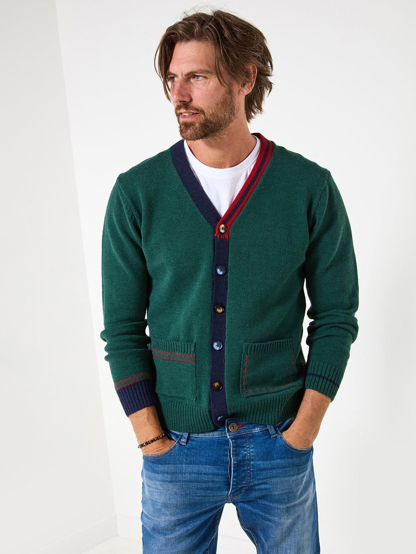 joe-browns-customised-statement-knitted-cardigan-green