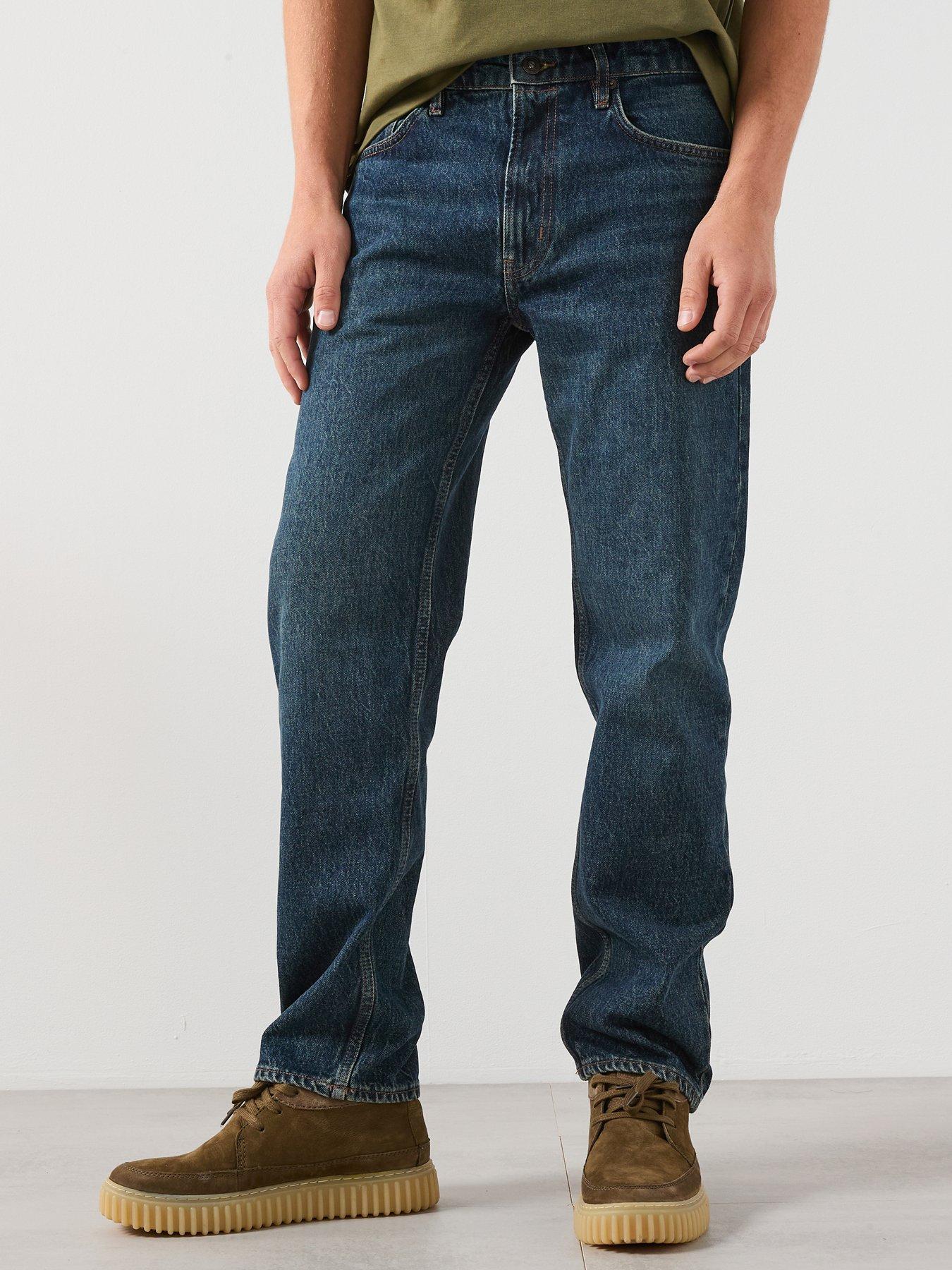 Mango Moby Straight Fit Jeans - Mid Wash