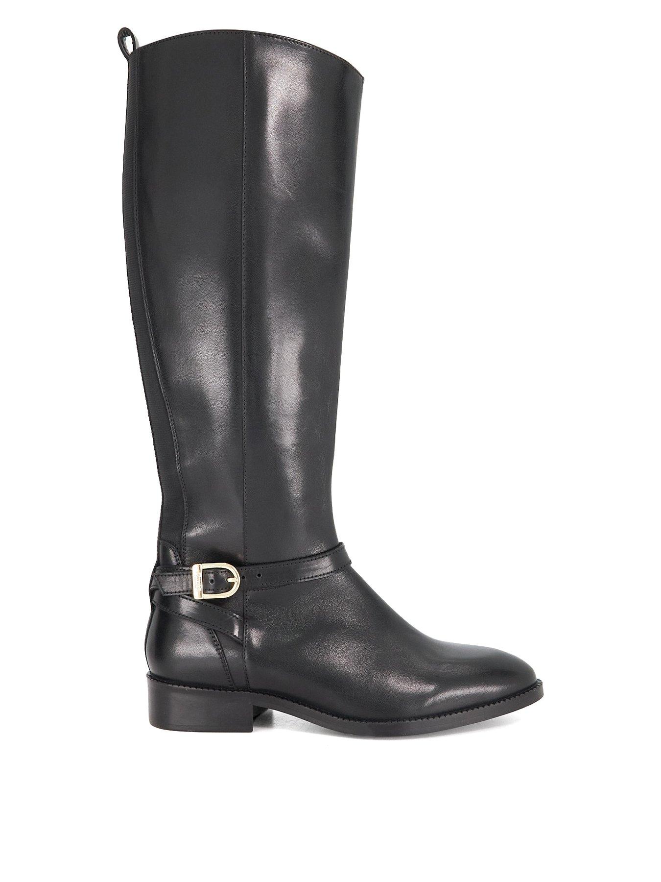 dune-london-wide-fit-talias-leather-knee-high-riding-boots-blackfront