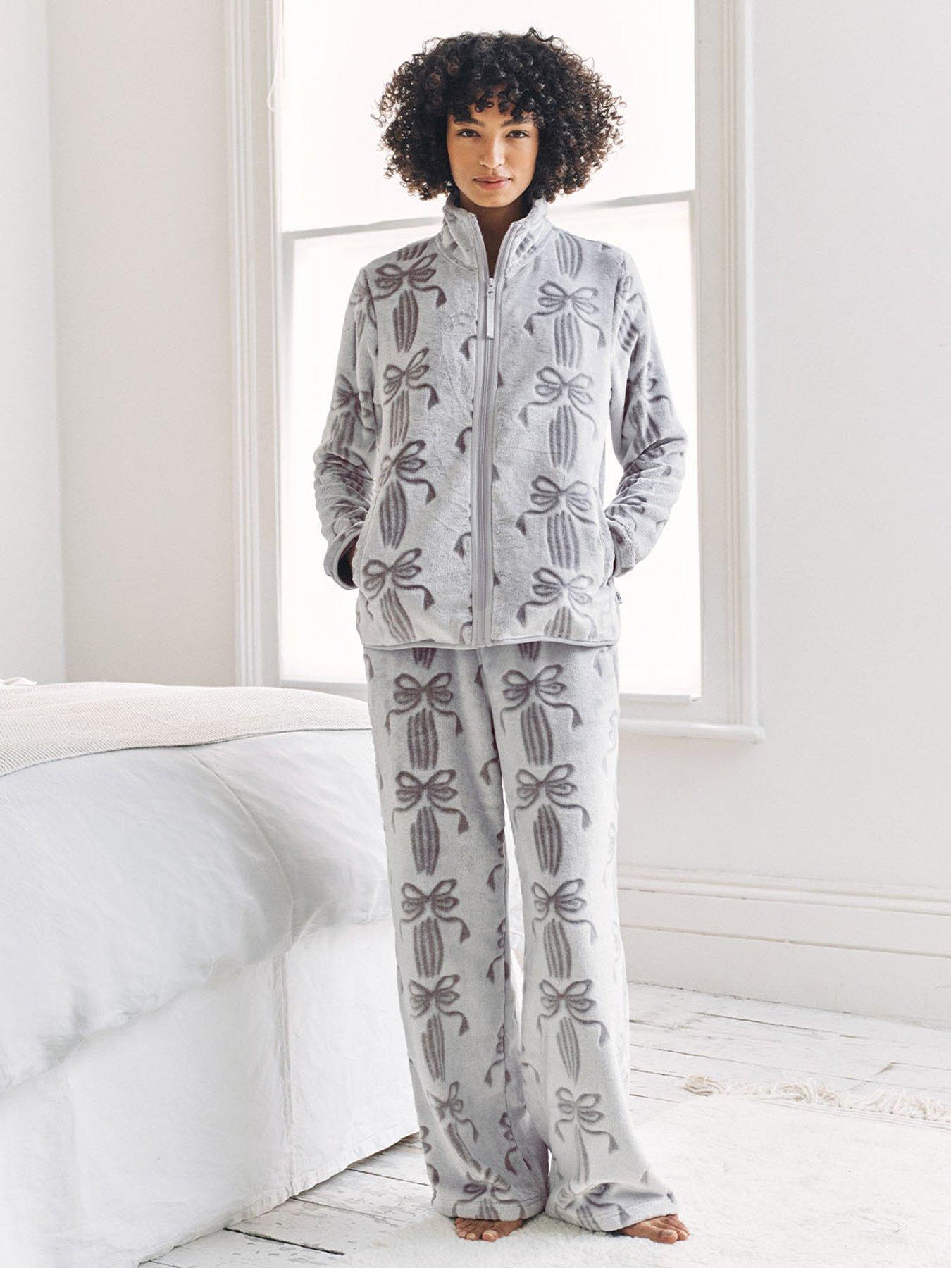 CHELSEA PEERS Zip Through And Wide Leg Jogger Set In Burnout - Beige