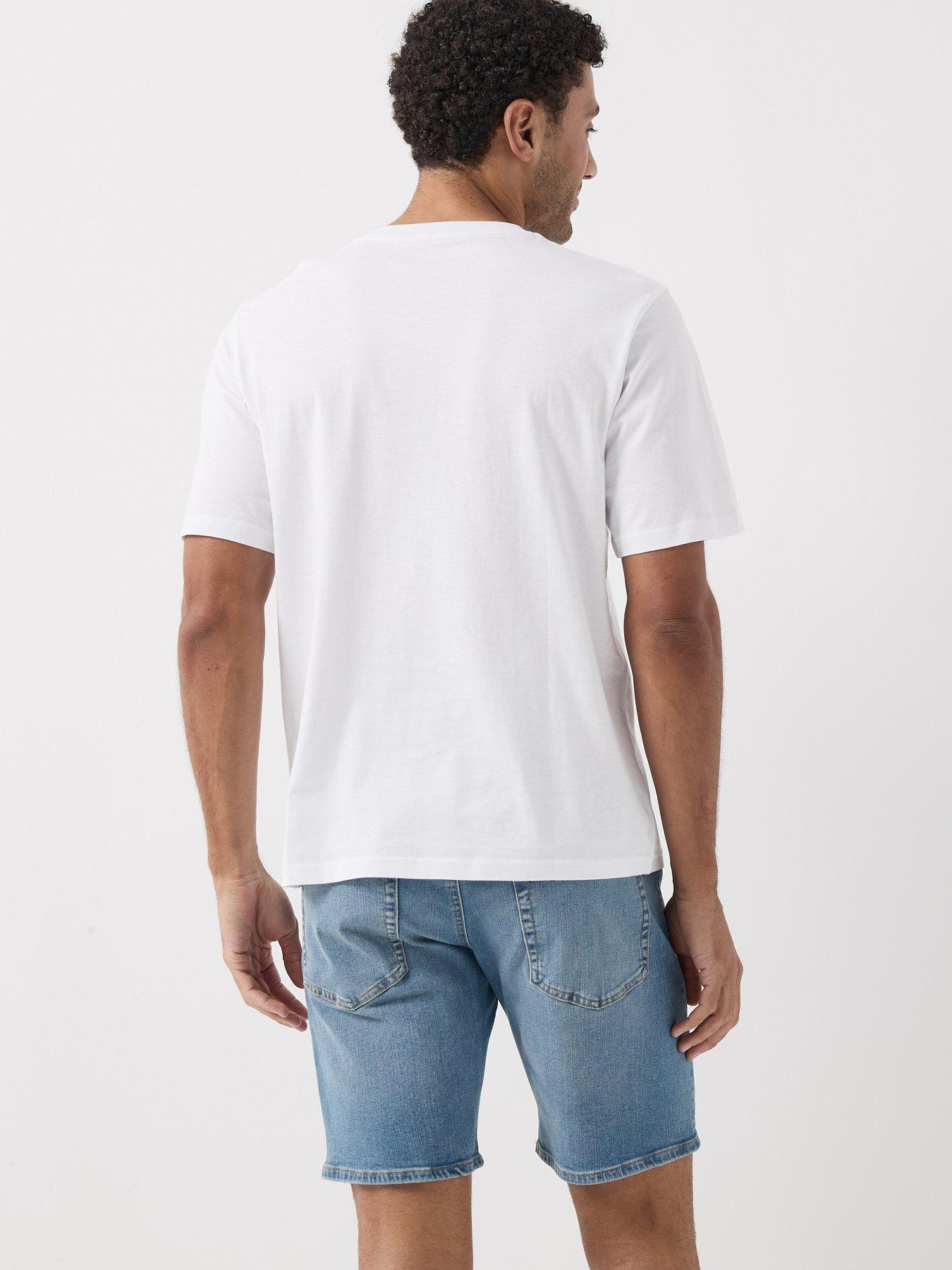 Image 2 of 5 of Jack & Jones Perry T-Shirt - White