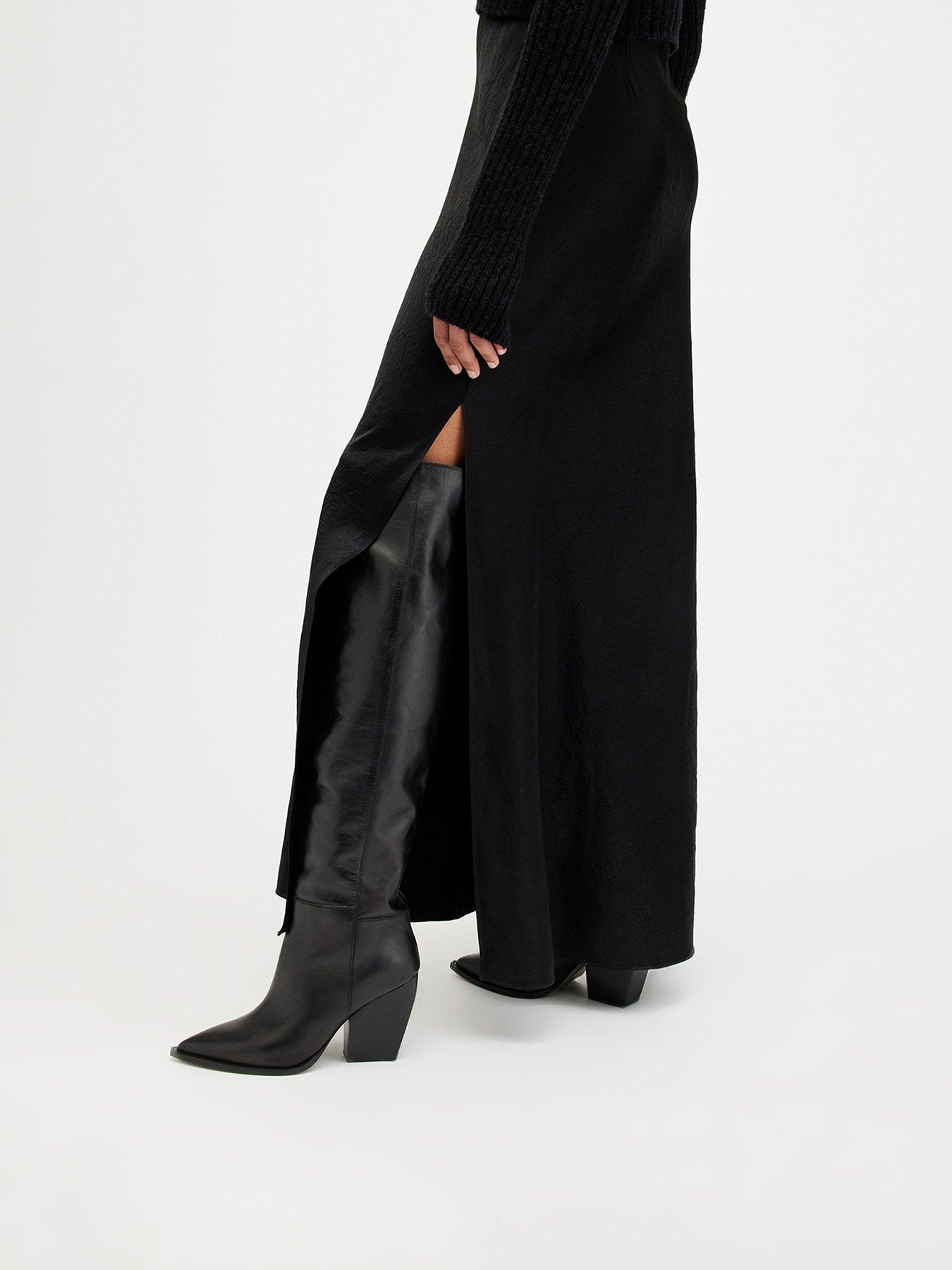 Image 2 of 6 of AllSaints Reina Zip Boot