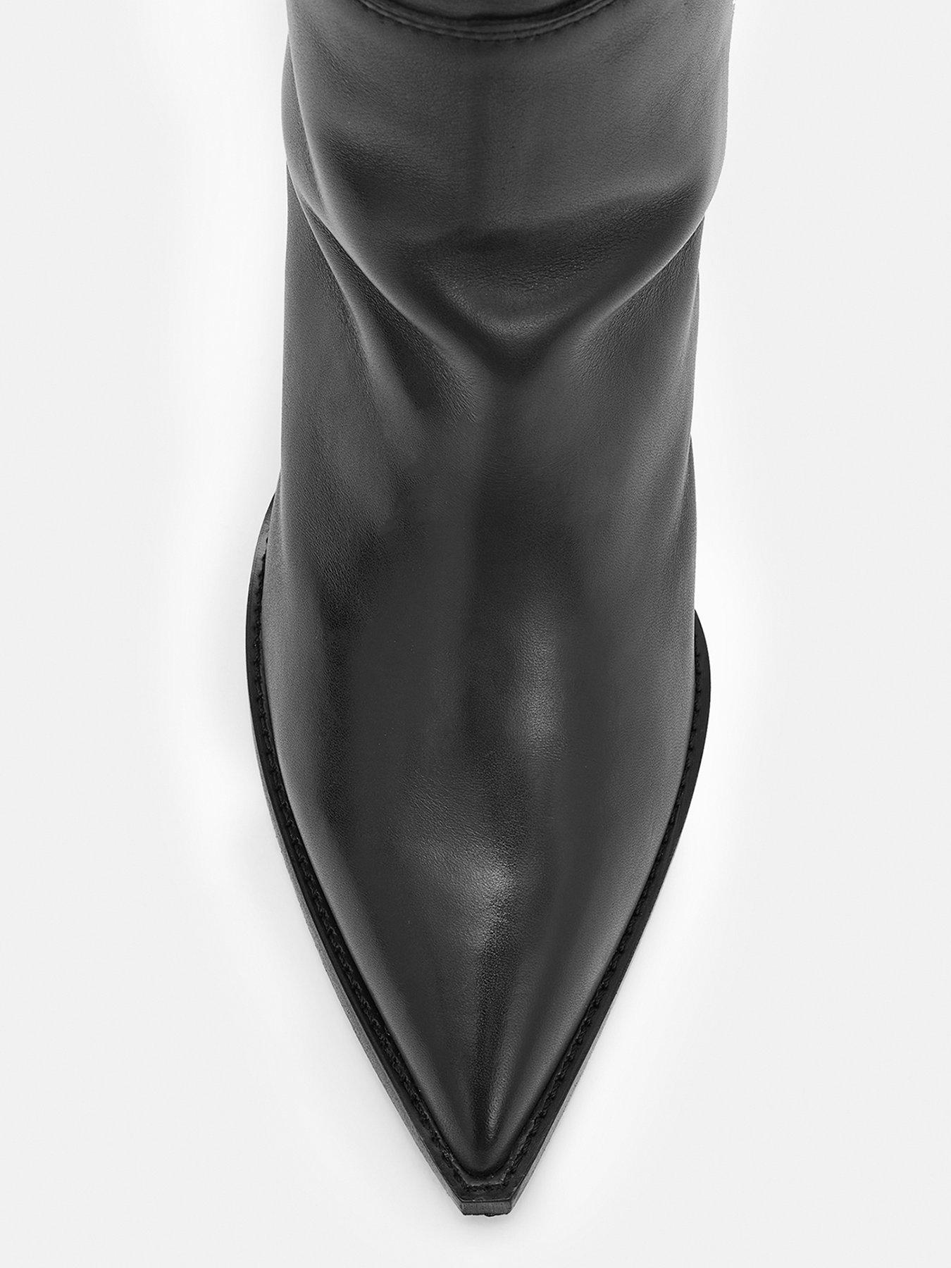 Image 4 of 6 of AllSaints Reina Zip Boot