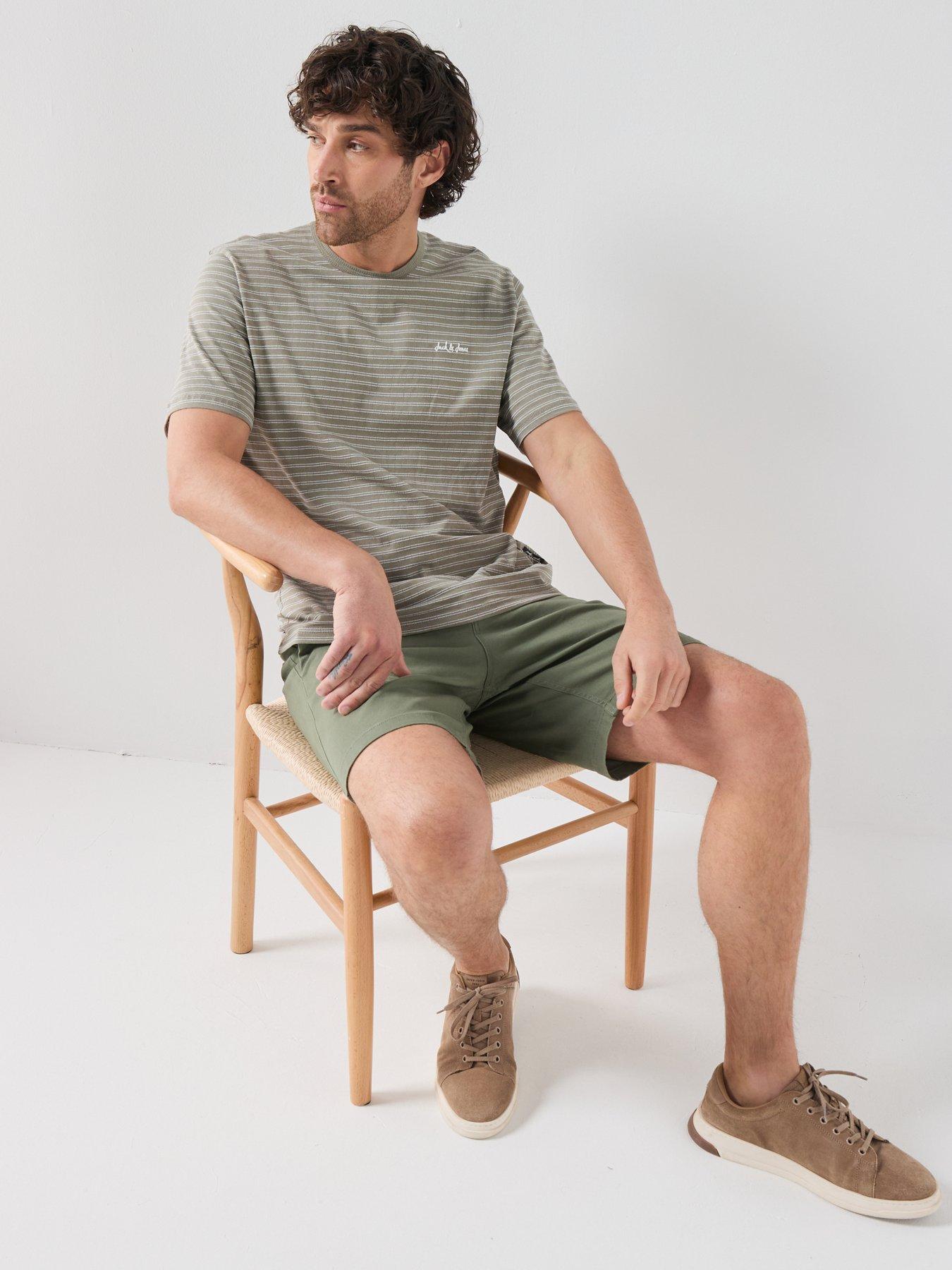 Image 4 of 6 of Jack & Jones Marco Dylan Chino Shorts - Khaki