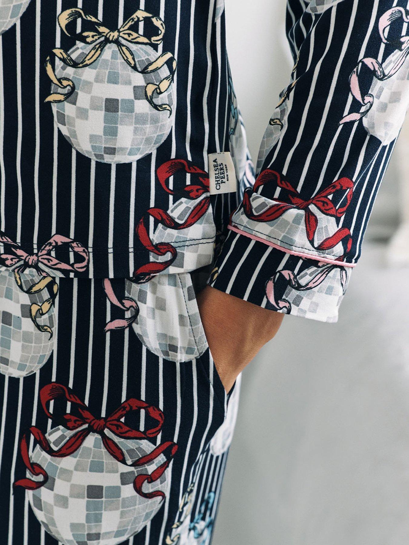 chelsea-peers-christmas-long-button-up-set-navyback