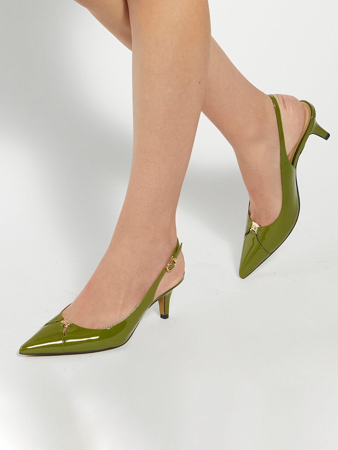 dune-london-distinctive-slingback-heels-green
