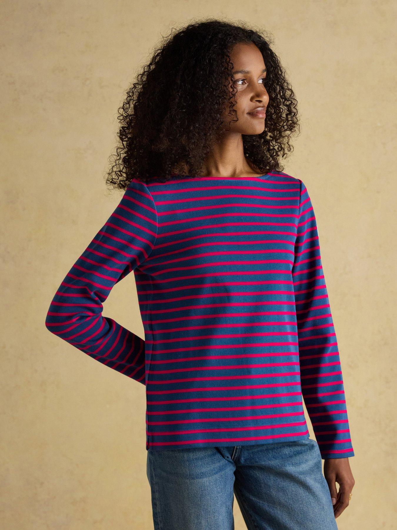 joules-boat-neck-breton-top-redbluefront