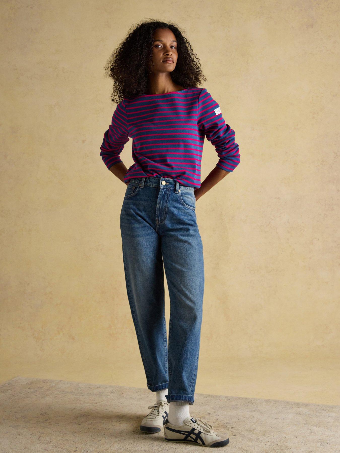 joules-boat-neck-breton-top-redblueback