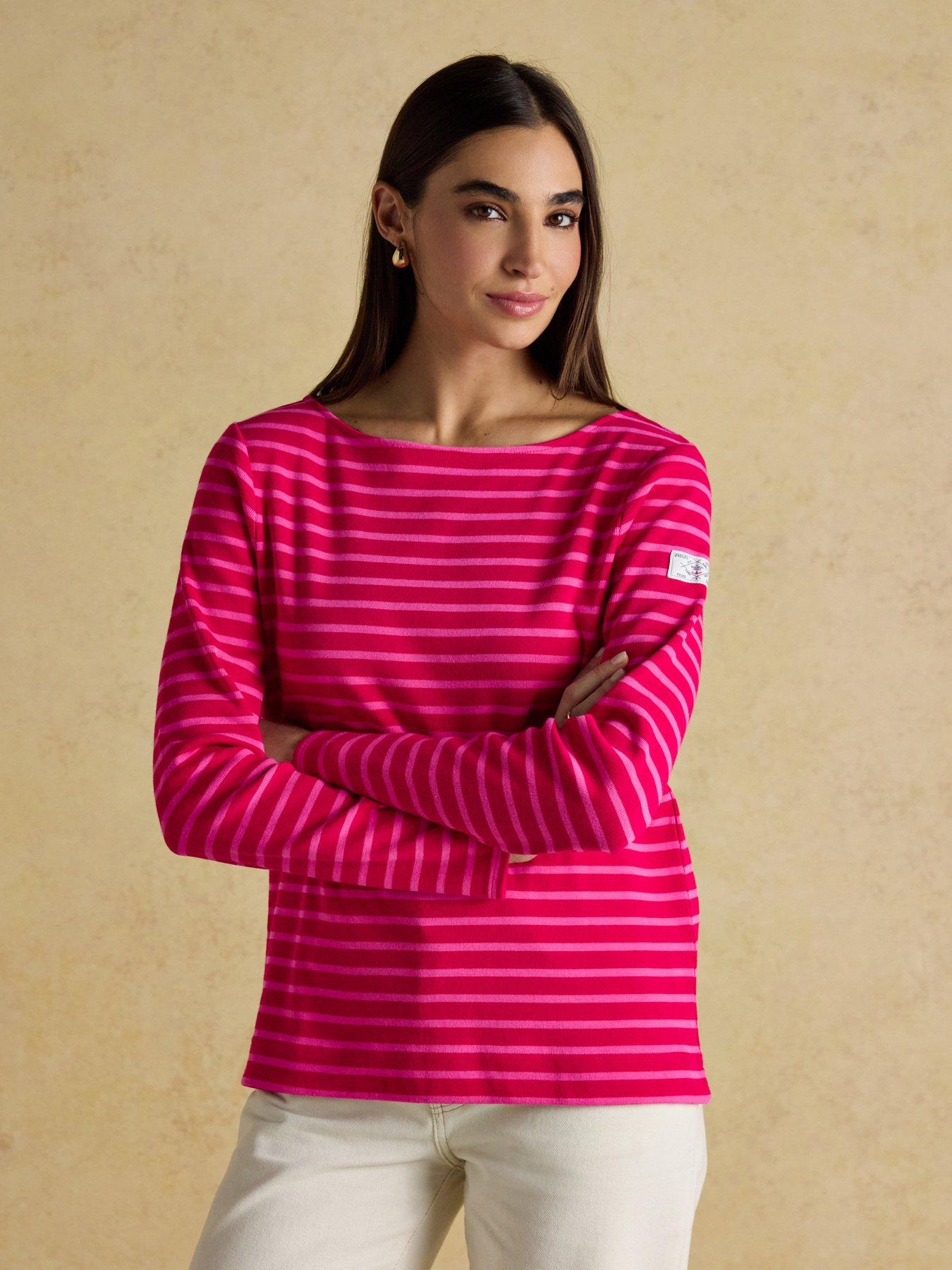 joules-boat-neck-breton-top-redfront
