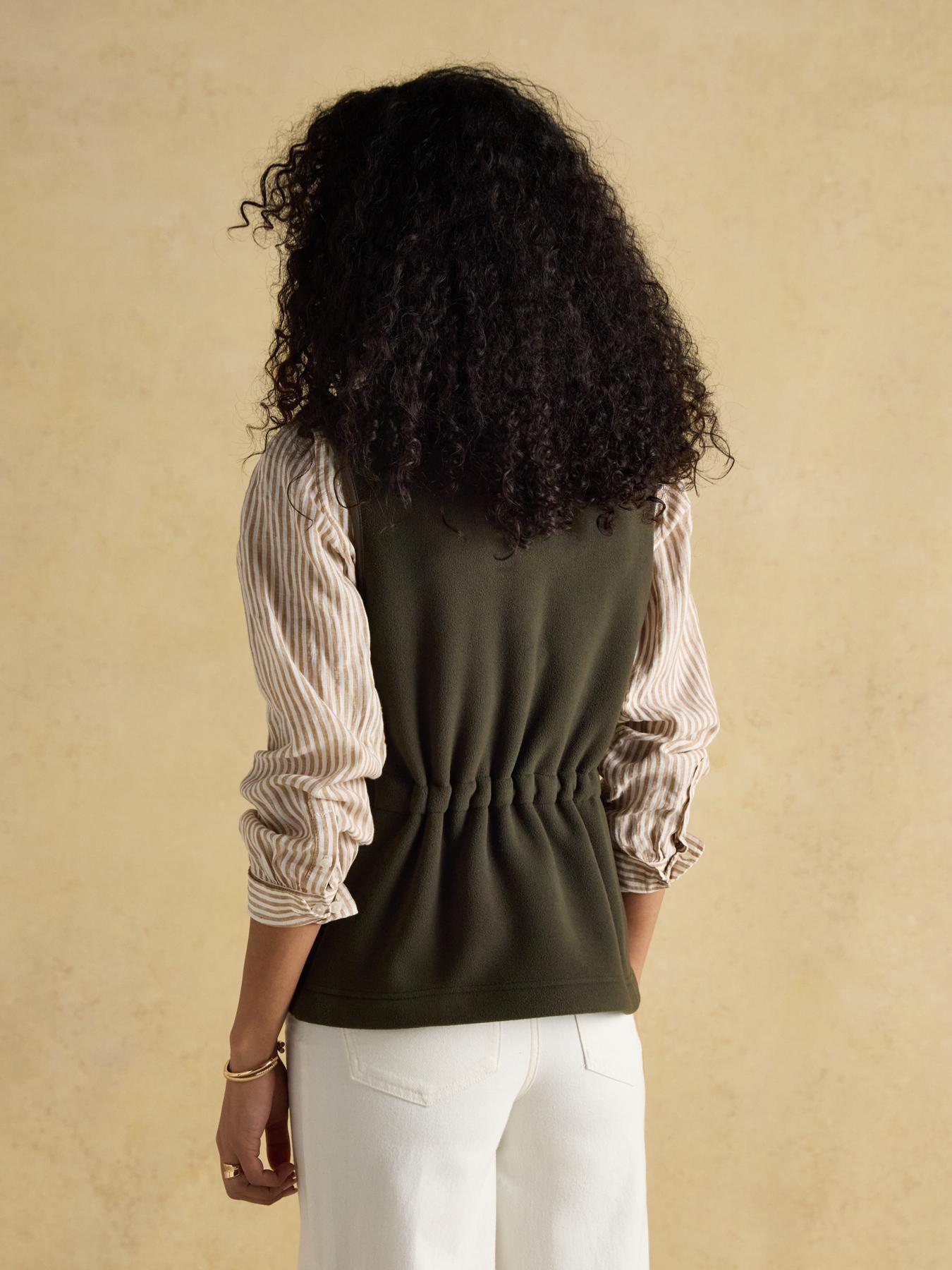 joules-fleece-gilet-greenstillFront