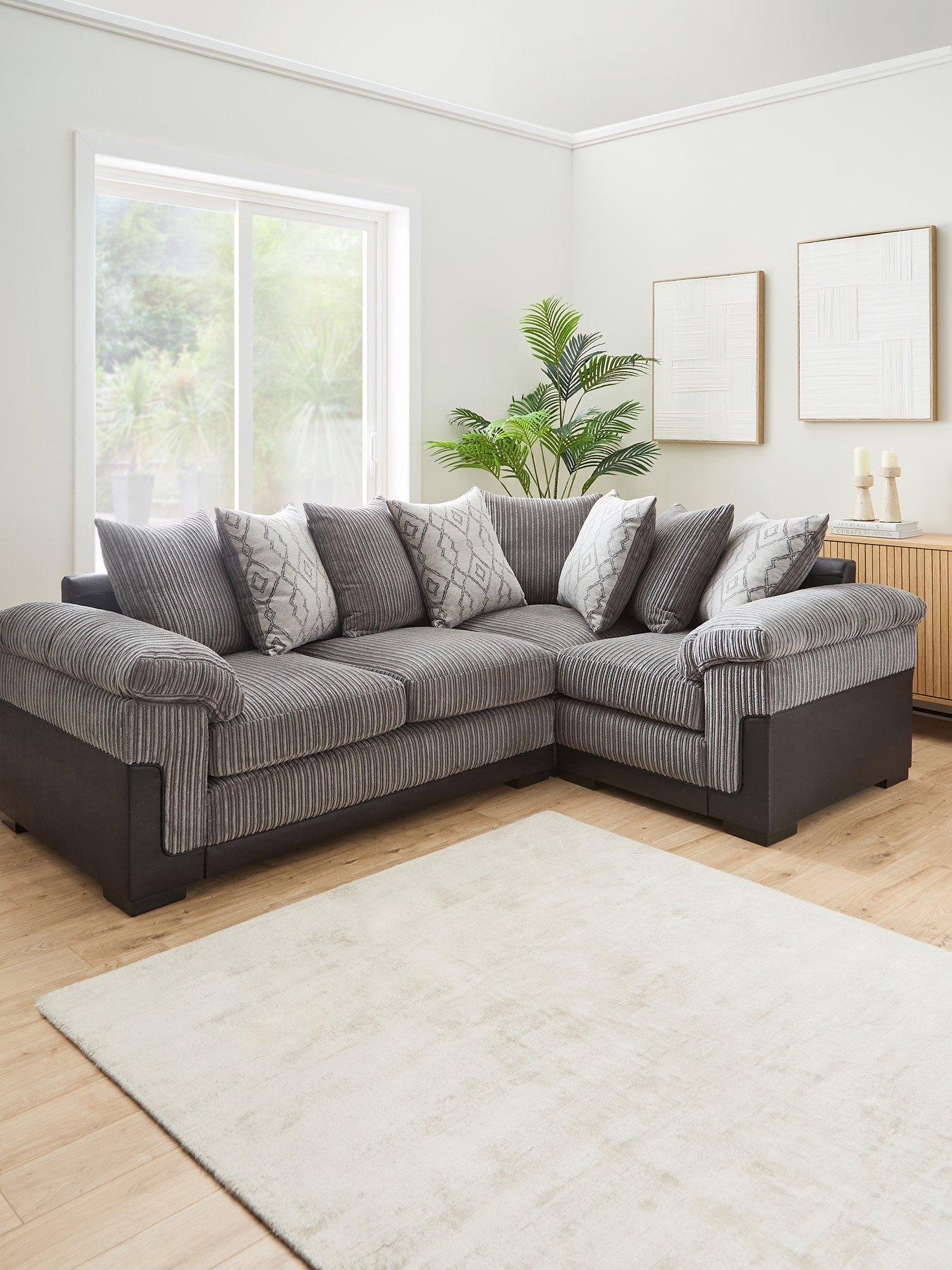 Image 1 of 7 of The Very Collection Marissa Jumbo Cord Right Hand Corner Group Sofa - FSC&reg; Certified
