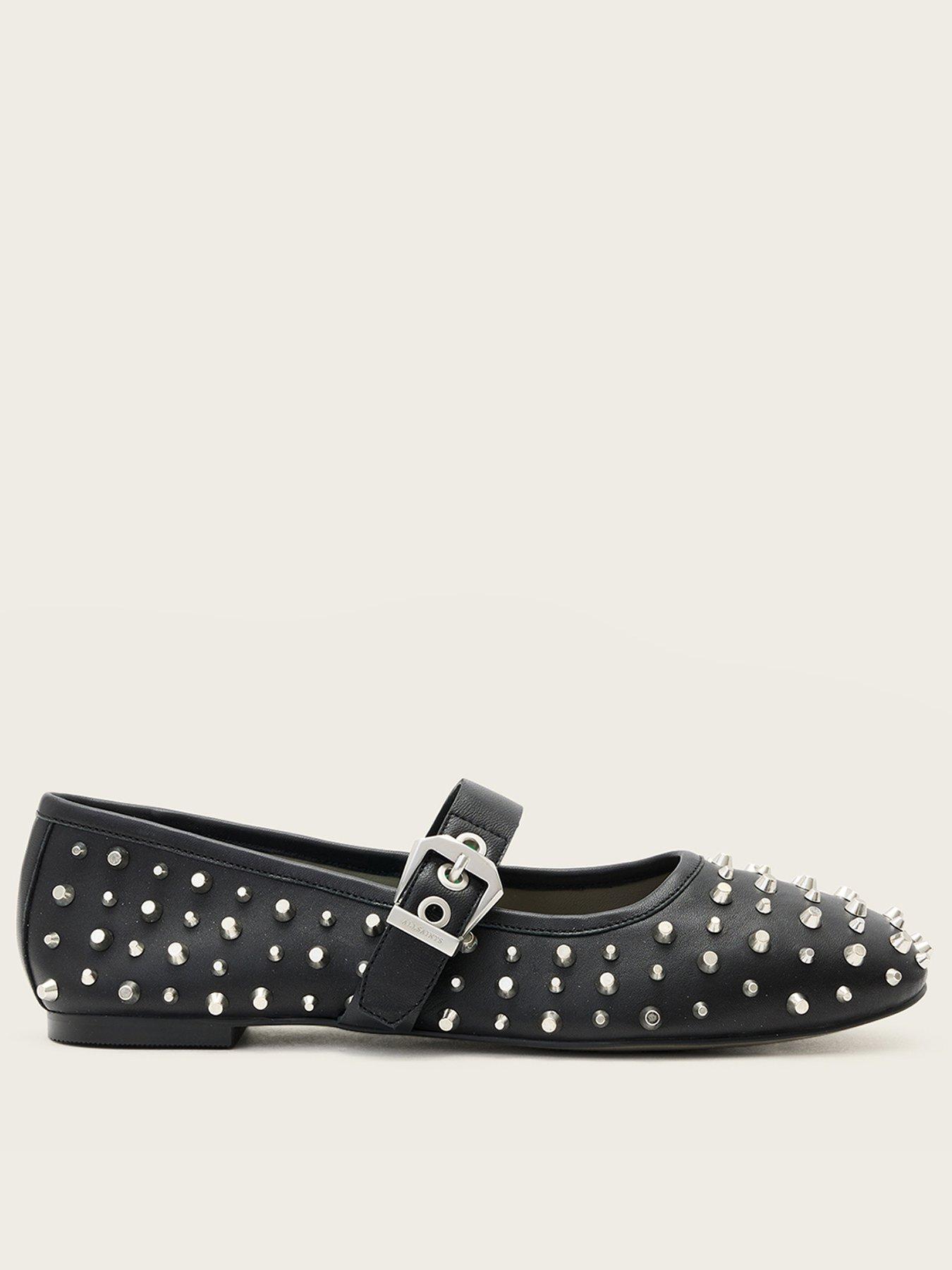 allsaints-holly-stud-shoe-black