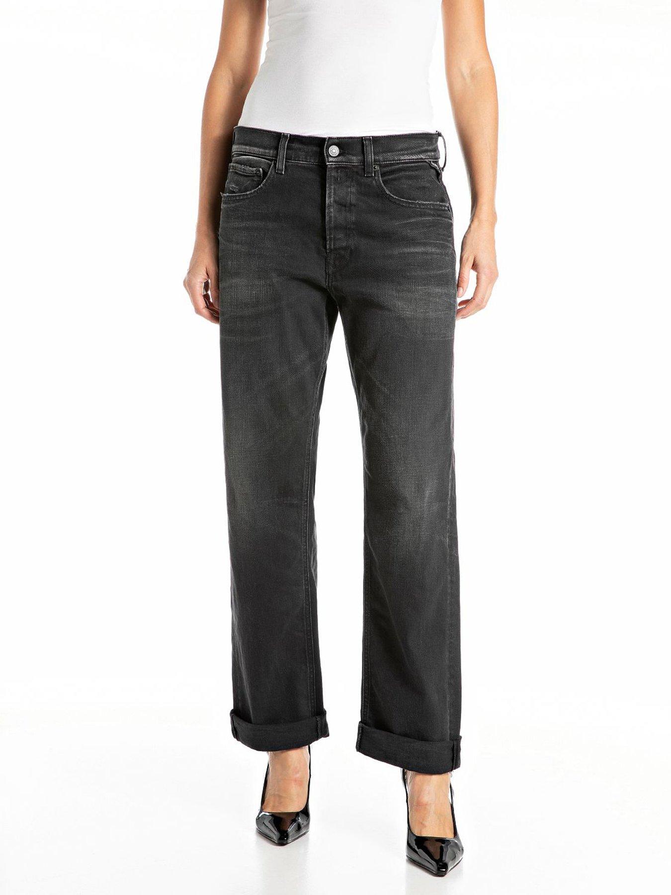 Replay Aubury Boy Fit Jeans - Black