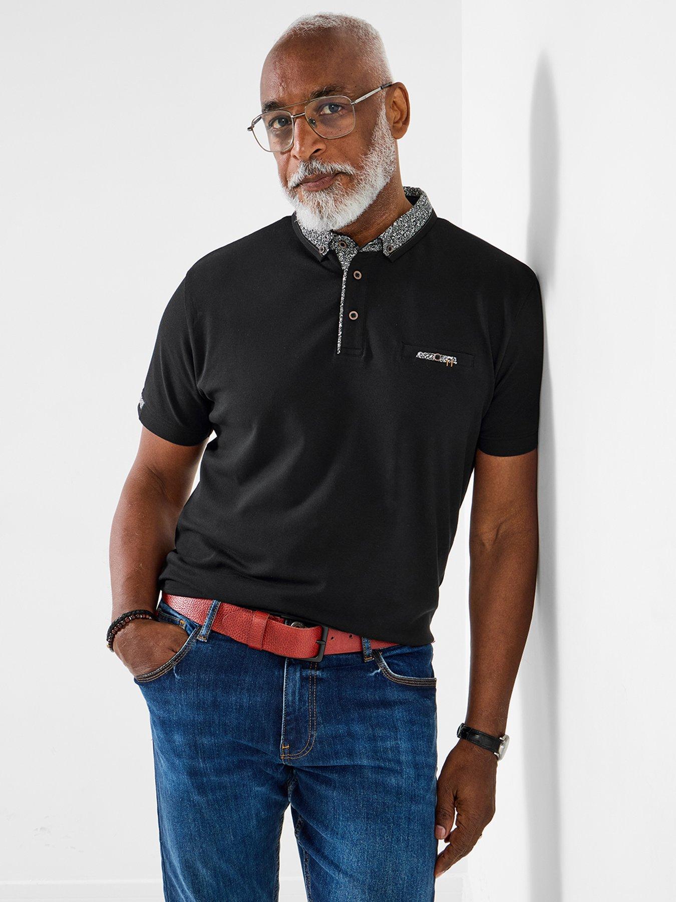 joe-browns-stylish-polo-shirt-blackfront