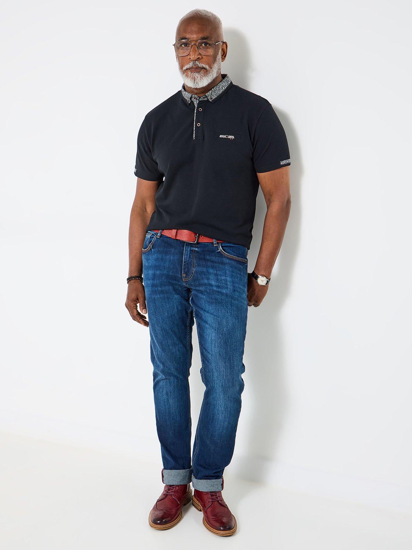 joe-browns-stylish-polo-shirt-blackstillFront