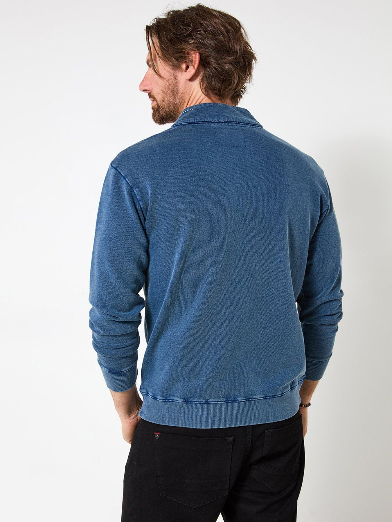 Image 4 of 6 of Joe Browns Custom Funnel Pullover Long Sleeve Polo Shirt - Blue