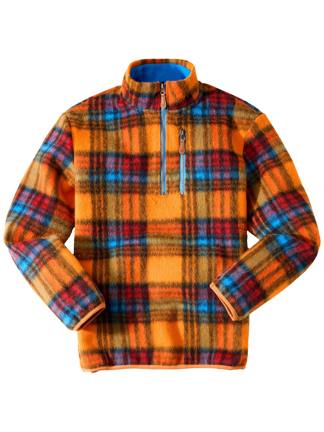 joe-browns-wool-blend-check-funnel-neck-14-zip-sweat-multidetail