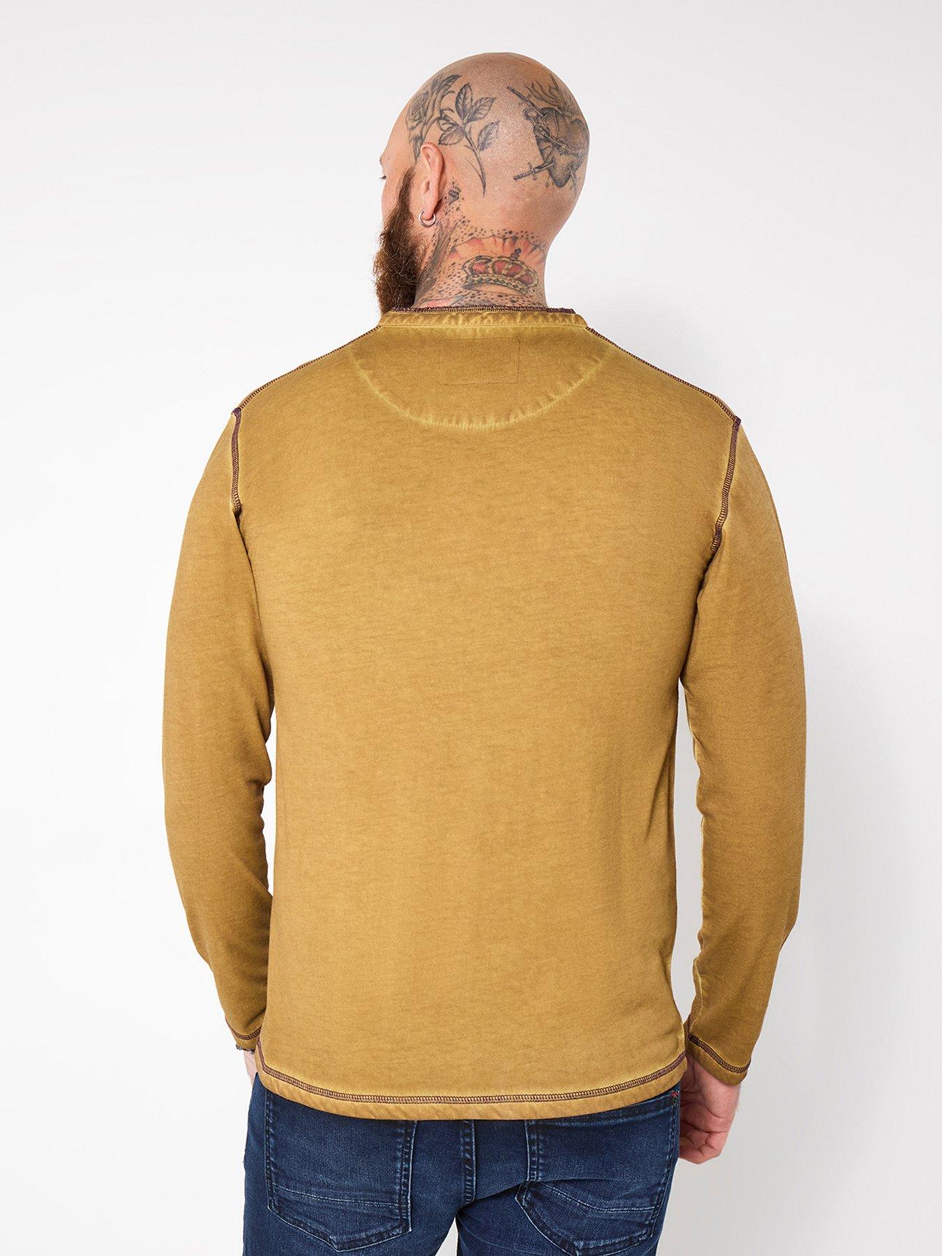 joe-browns-pocketed-long-sleeve-henley-t-shirt-dark-yellowoutfit