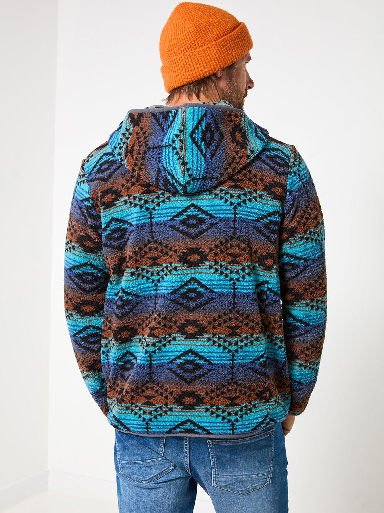 Image 3 of 6 of Joe Browns Aztec Zip Hoodie - Multi