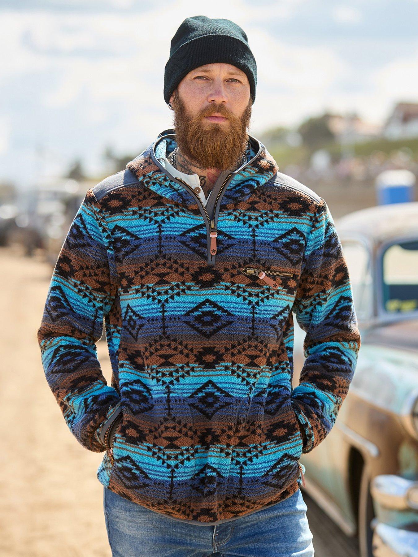 Image 5 of 6 of Joe Browns Aztec Zip Hoodie - Multi