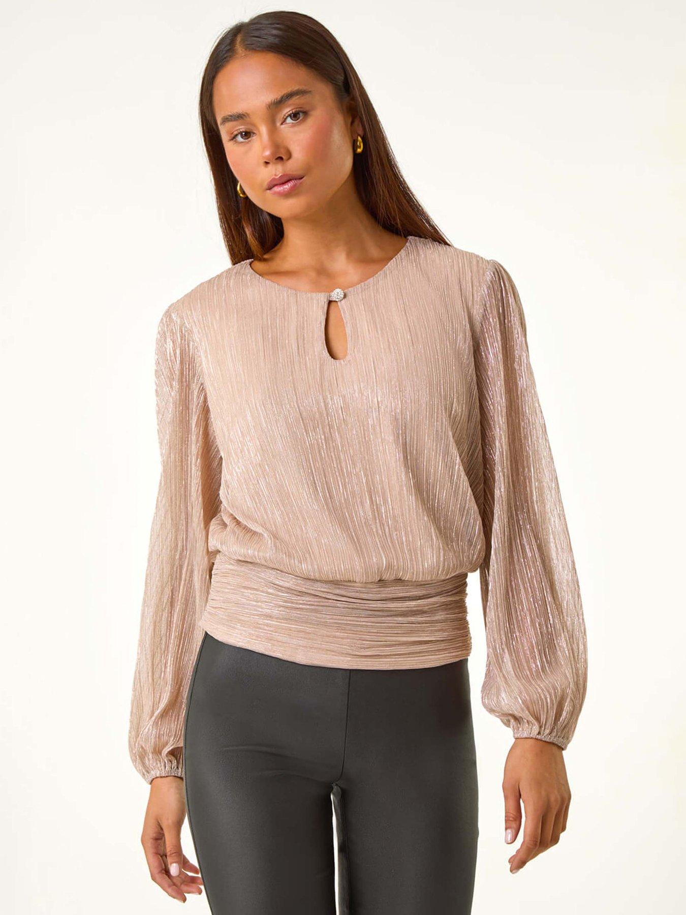 roman-petite-crinkle-keyhole-shimmer-top-light-pinkfront