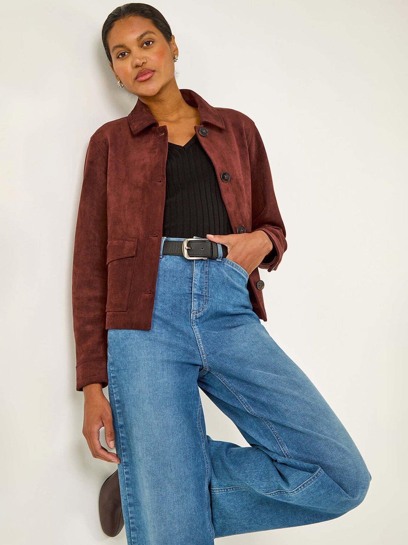 roman-suedette-button-jacket-burgundyoutfit