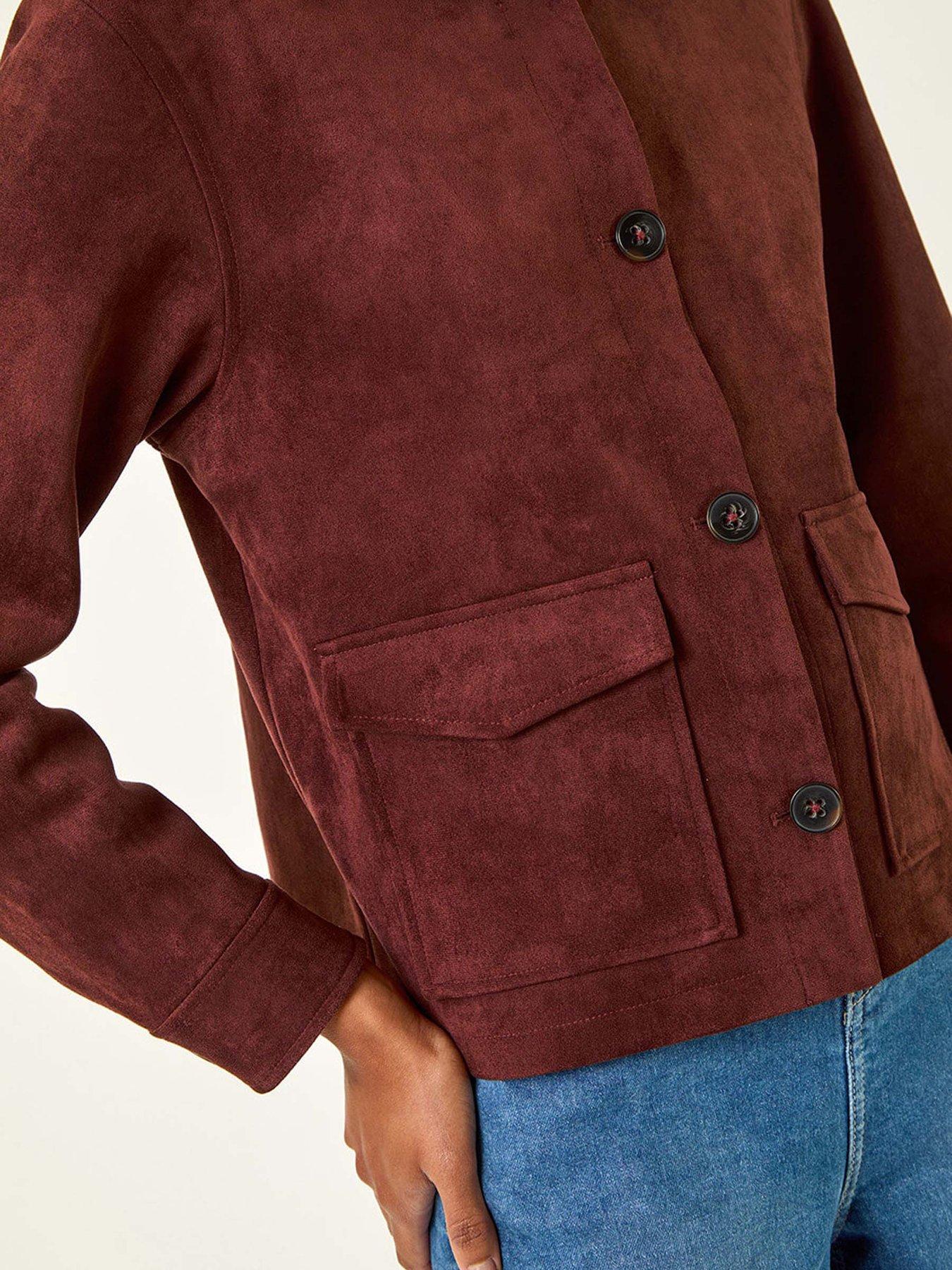 roman-suedette-button-jacket-burgundydetail