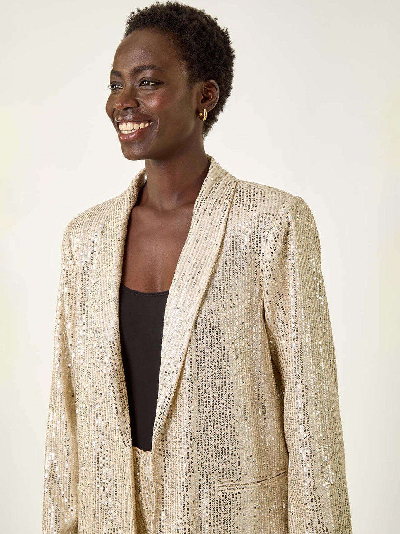 roman-relaxed-sequin-blazer-silveroutfit