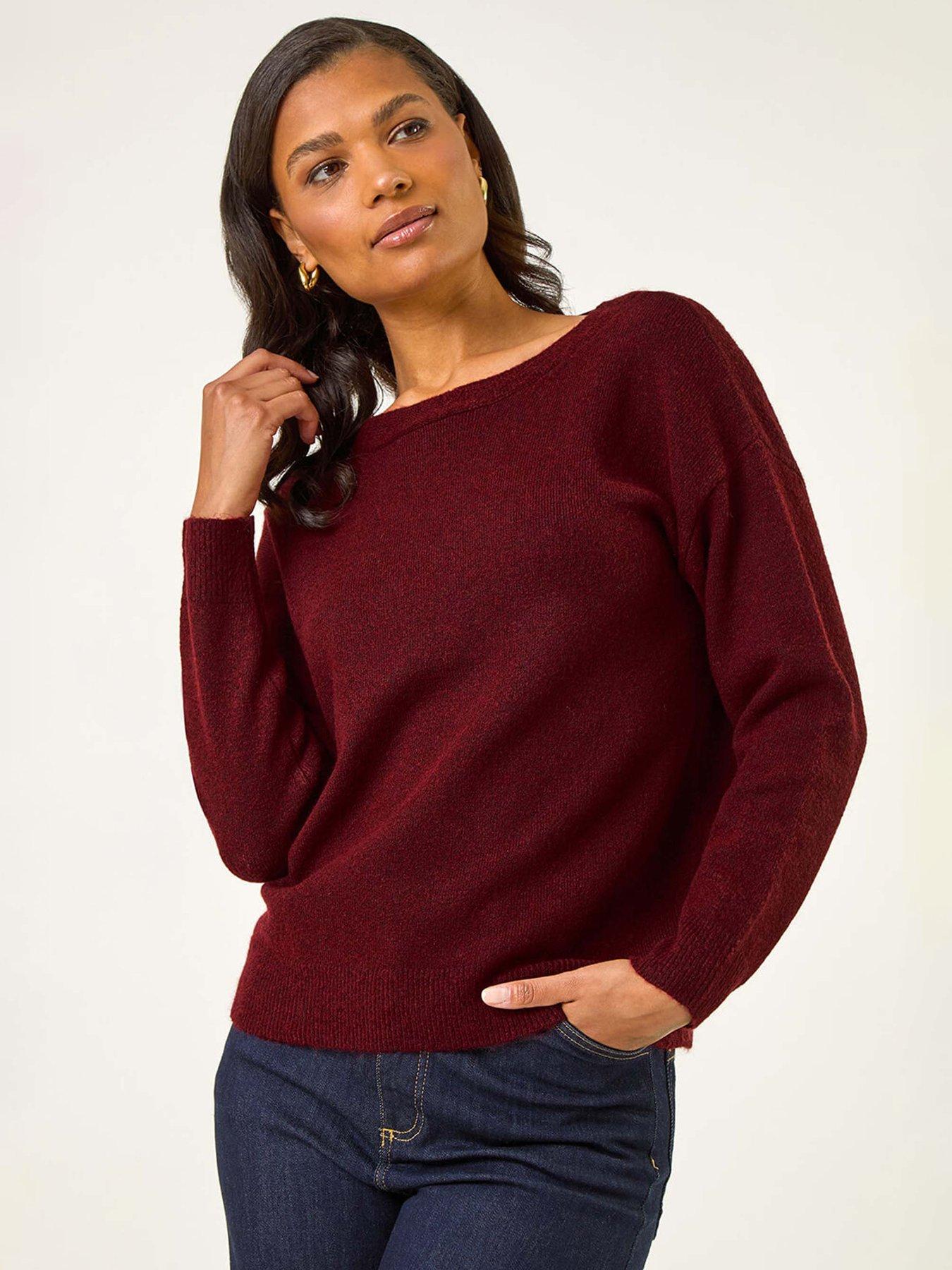 roman-ribbon-bow-tie-back-jumper-redfront