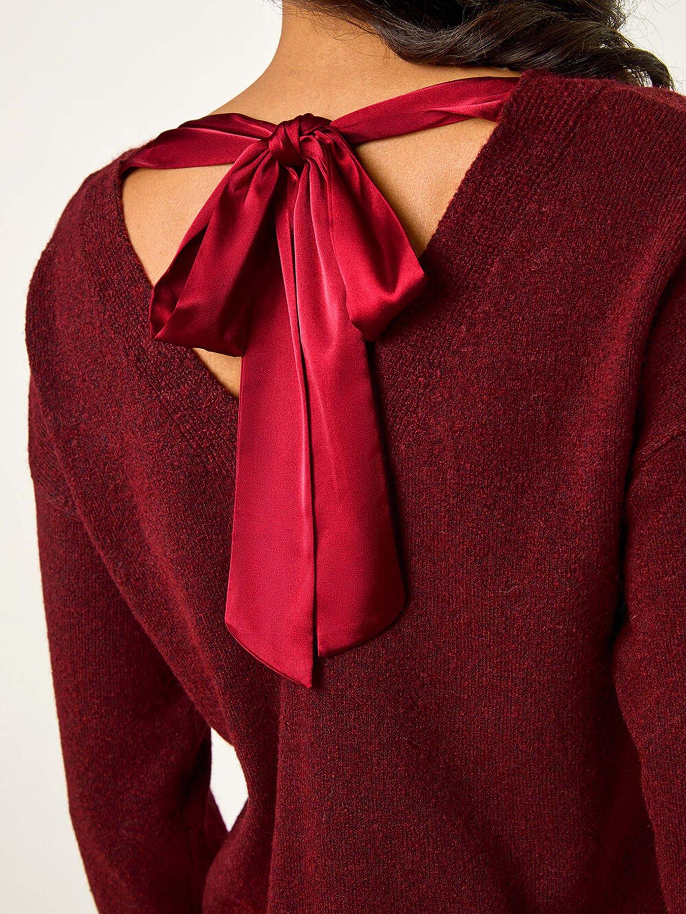 roman-ribbon-bow-tie-back-jumper-reddetail
