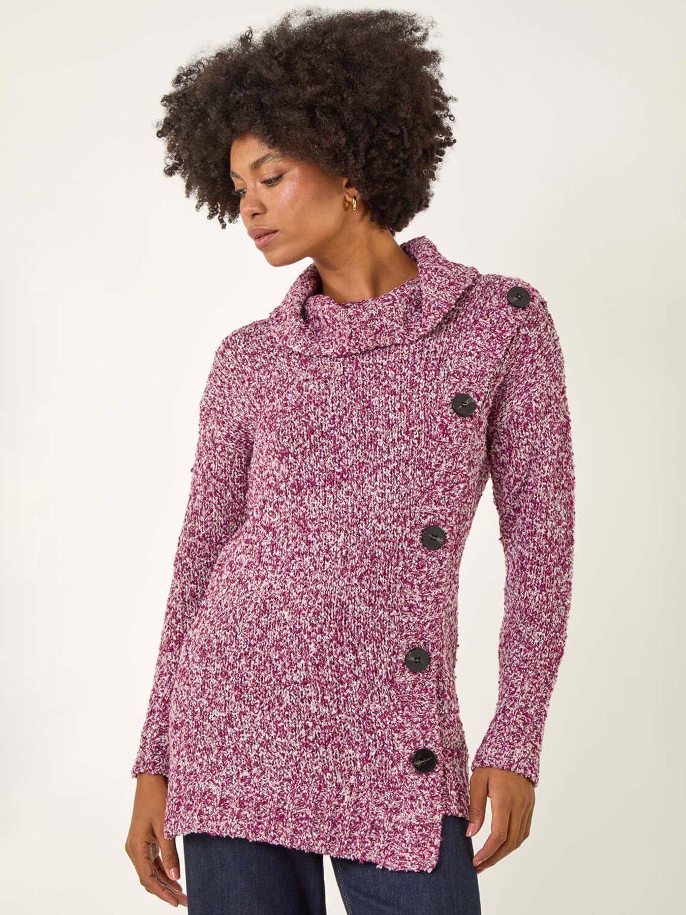 roman-roll-neck-button-detail-jumper-redfront