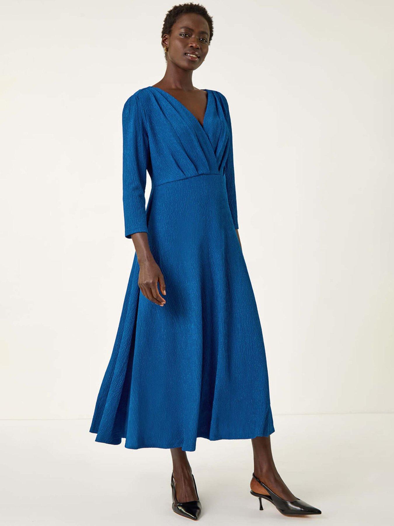 roman-textured-wrap-midi-dress-royal-bluefront