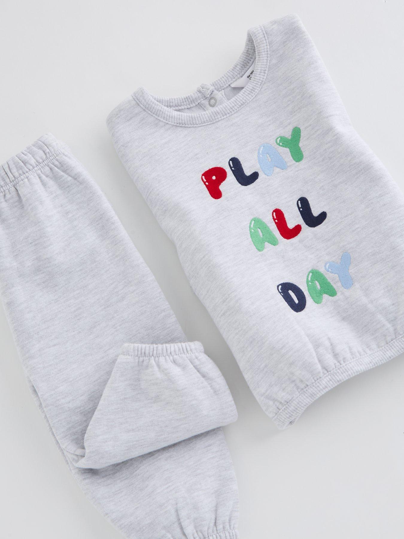 Image 3 of 4 of The Very Collection Play All Day Sweatshirt and Jogger Set - Grey